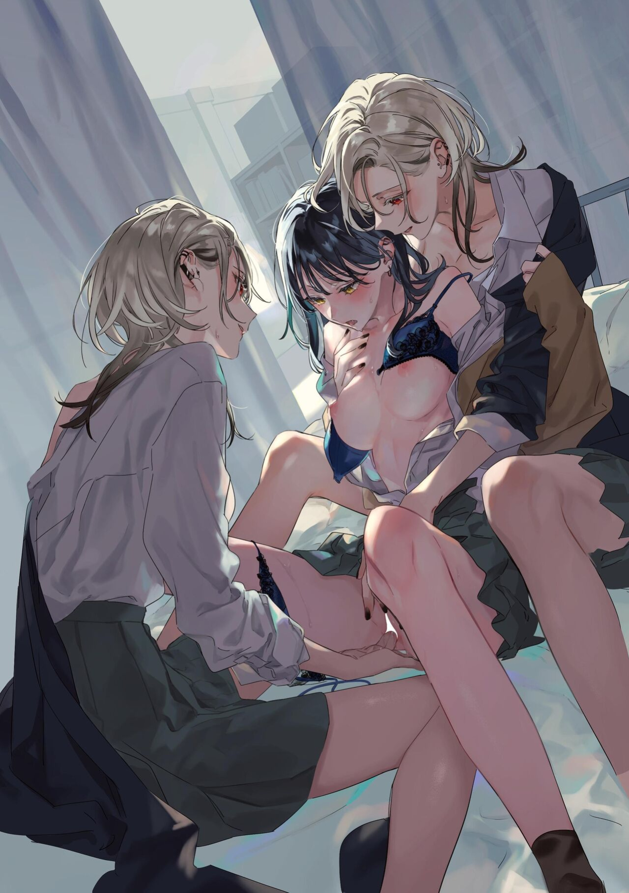 [Snowdrops (Various)] 3P Yuri Ecchi Anthology [IXIA WORKS]