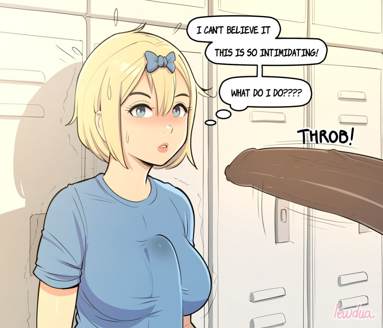 [Lewdua] Locker room - Nessie and Valerie [Hairy]