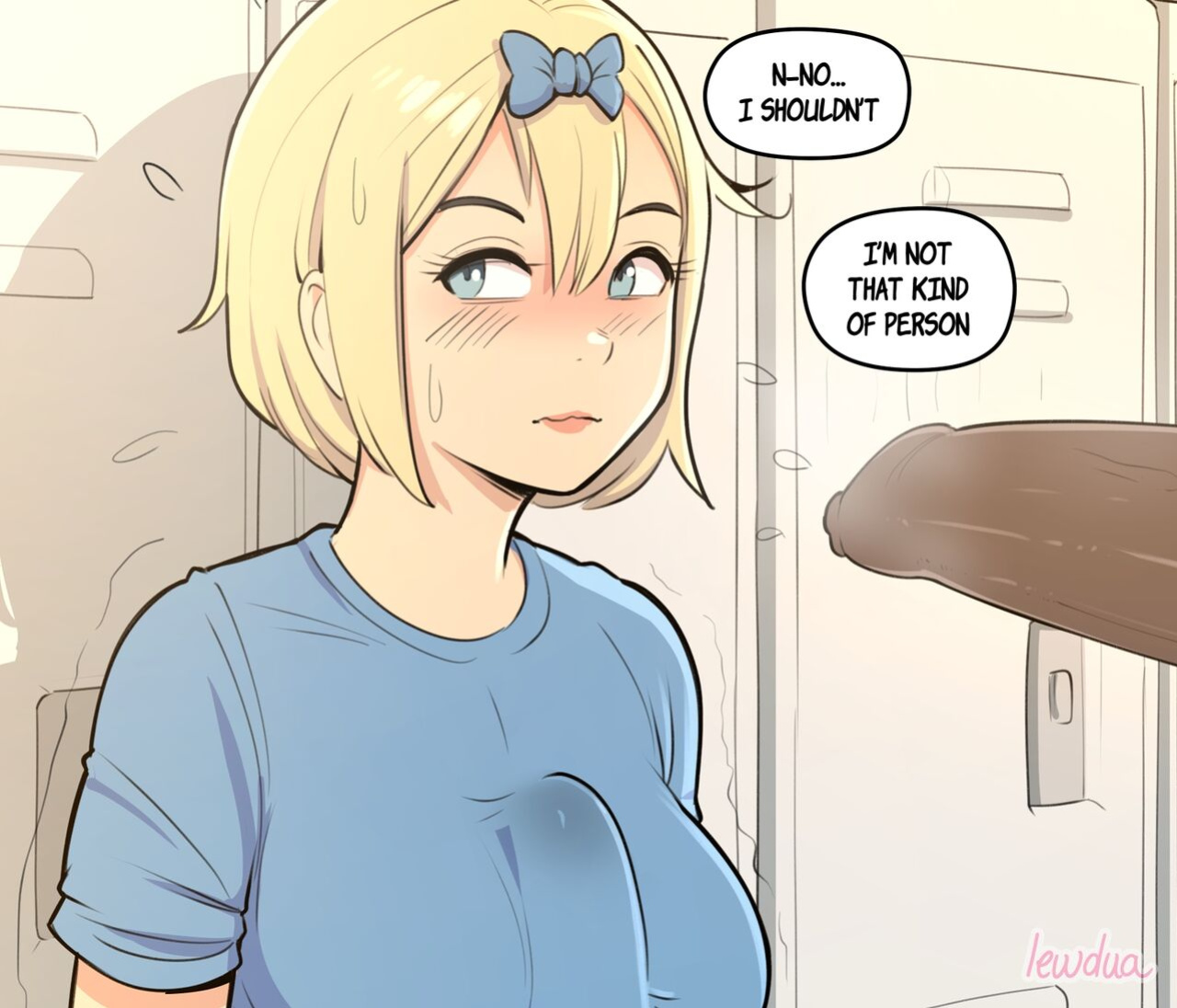 [Lewdua] Locker room - Nessie and Valerie [Hairy]