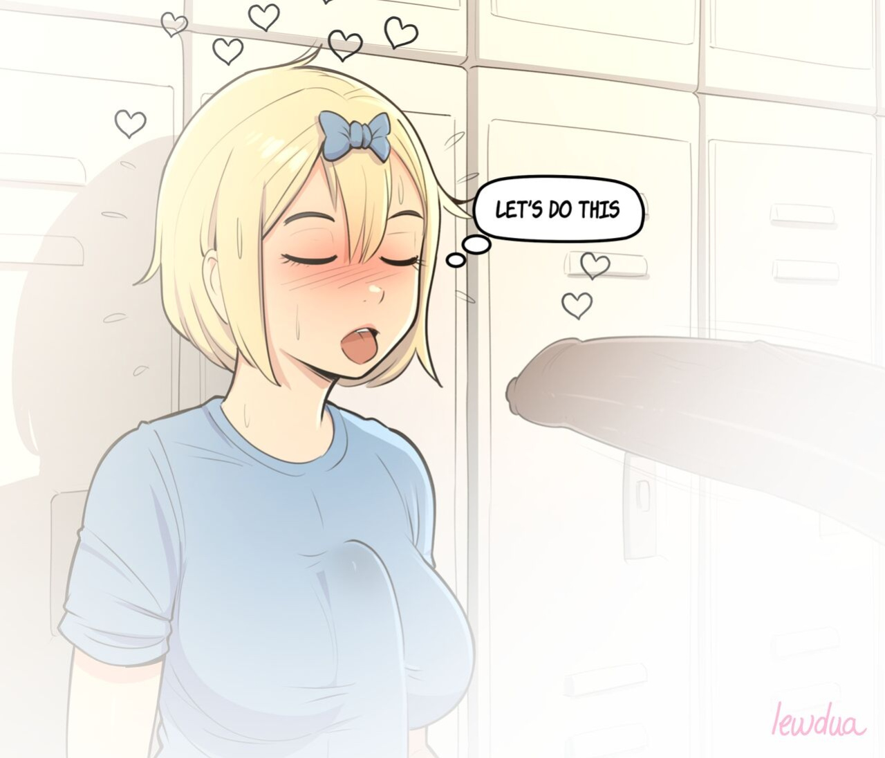 [Lewdua] Locker room - Nessie and Valerie [Hairy]