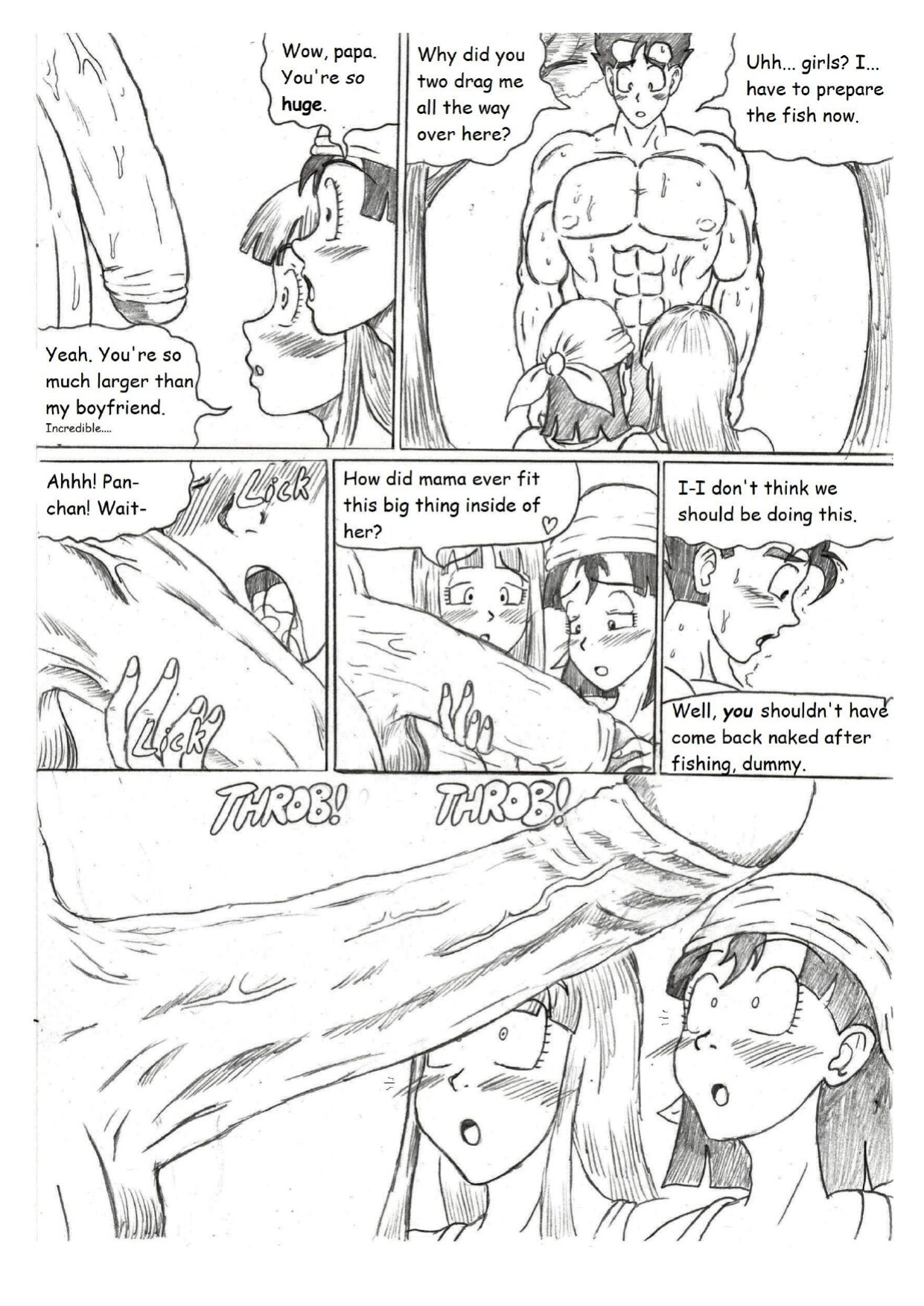 [TheWriteFiction] DRAGON BALL NTR 4 - Camping Trip (Dragon Ball Z)