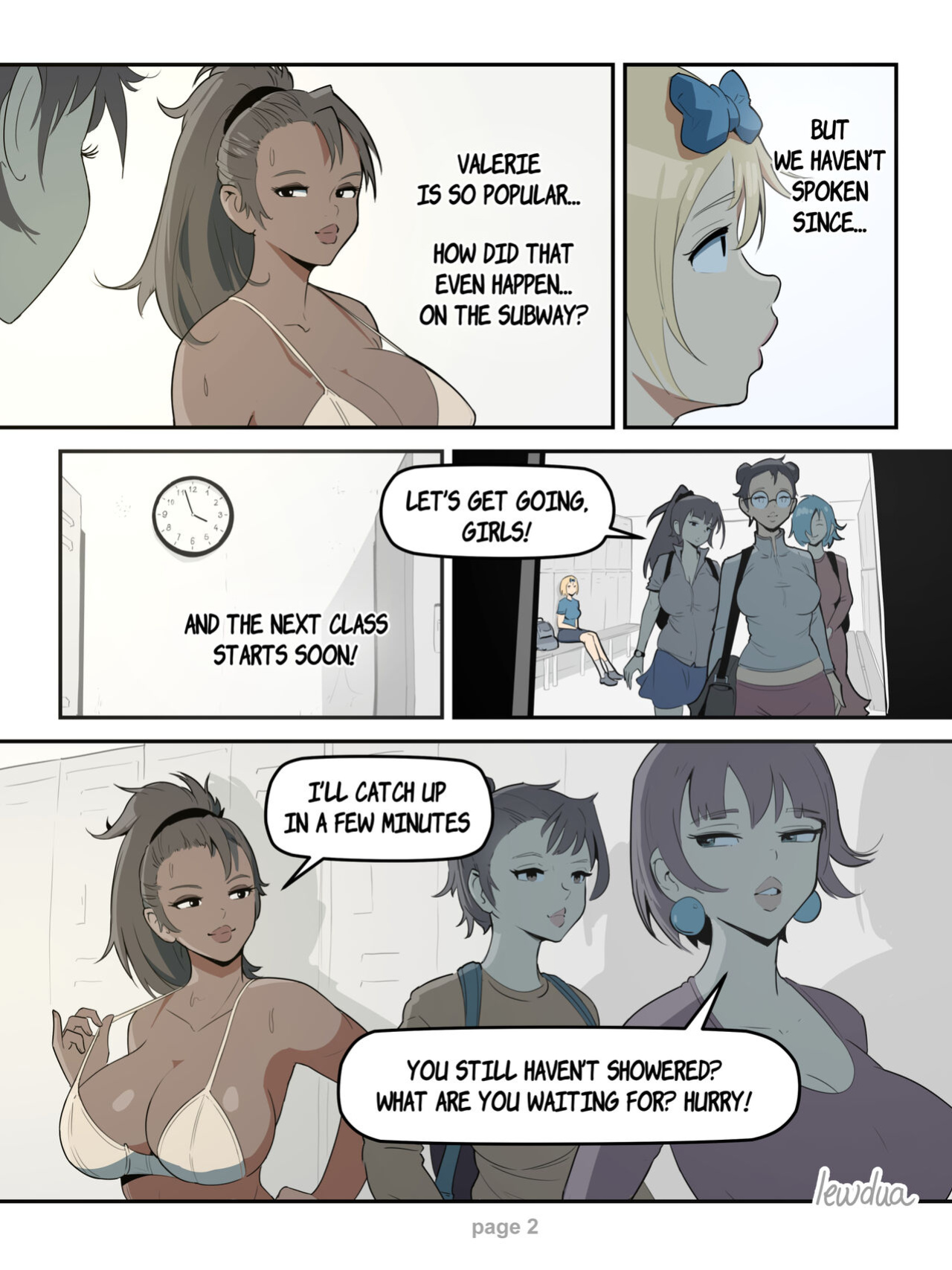 Lewdua - Locker Room - Nessie And Valerie