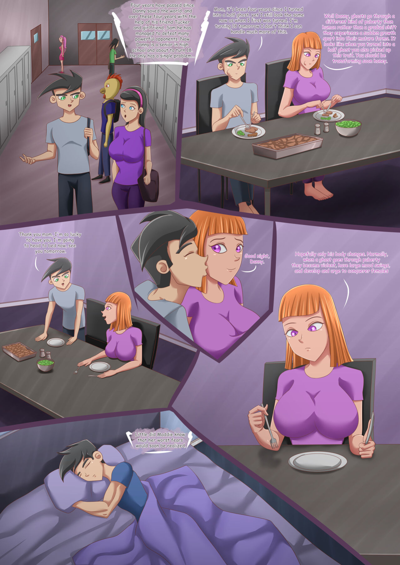[Magnificent Sexy Gals] Danny's Growth Spurt Ch.1 (Danny Phantom)