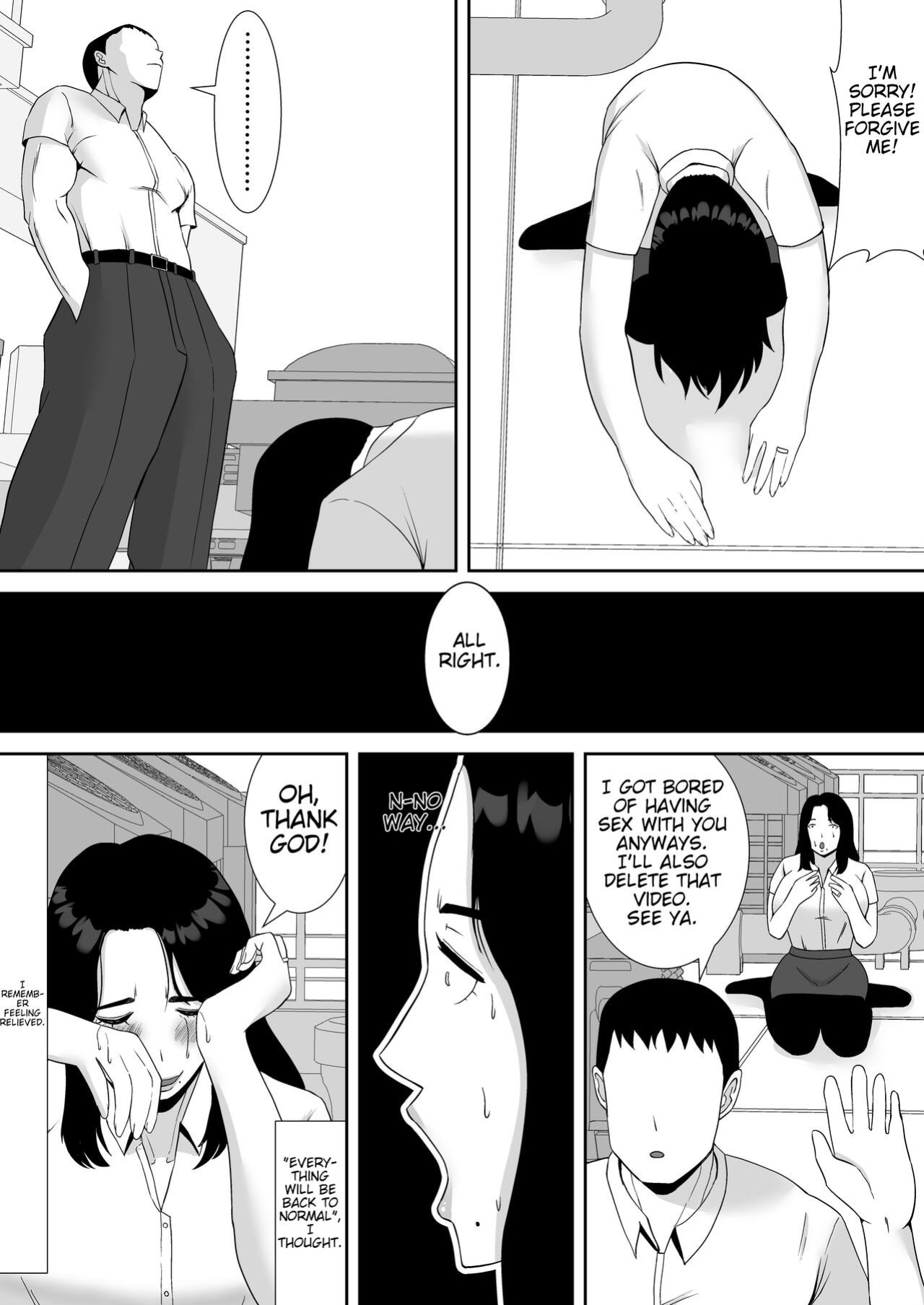 [Smells Like] Ore no Koto o Gomi Atsukai Suru Mucchimuchi no Hitozuma Onna Joushi ga Ochiru made | Making my chubby married female boss that treats me like trash succumb to my cock [joobuspaidatr]
