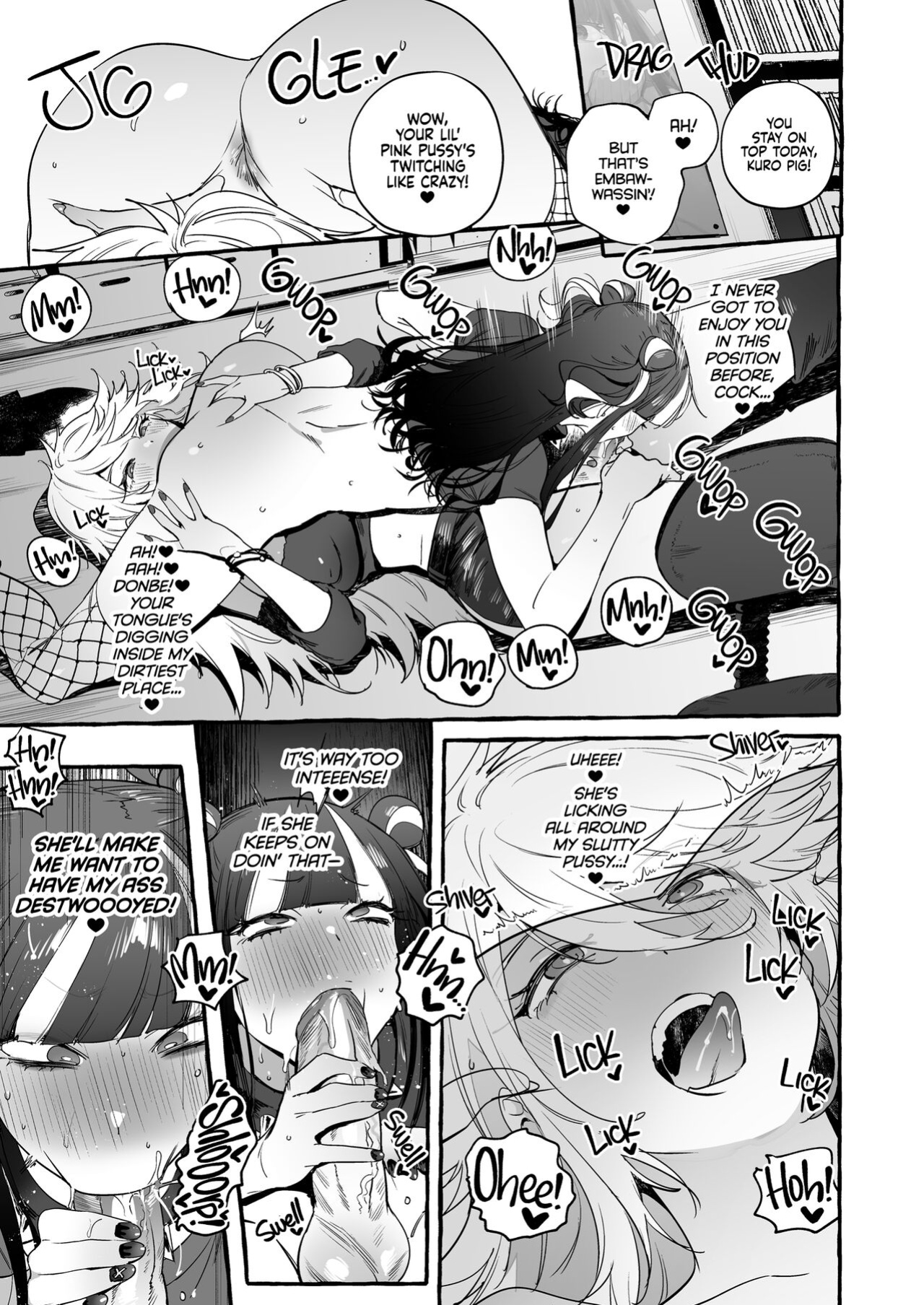[Hibon (Itami)] Wotasa no Gyaru VS Jirai Otoko | Otaku Gyaru VS Toxic Boy