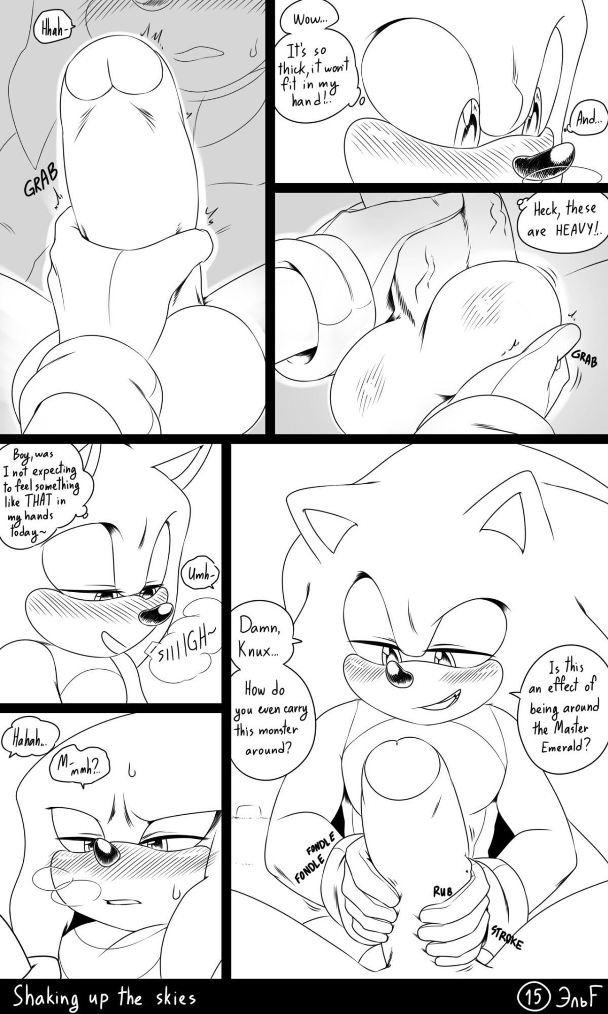 [KrazyELF] Shaking Up The Skies: Sonknux Comic