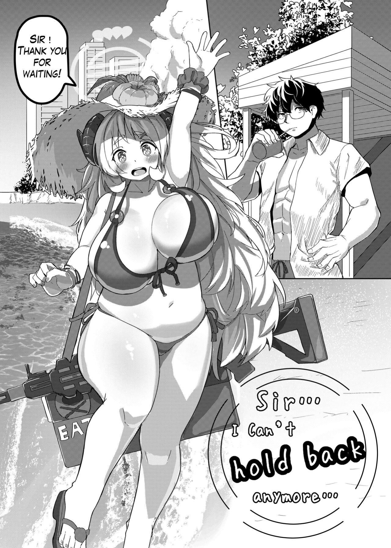 [Saikutsu Kichi (Kagarimachi Konatsu)] Sensei… watashi mougamandekinai yo…| Sir... I can't hold back anymore... (Blue Archive)