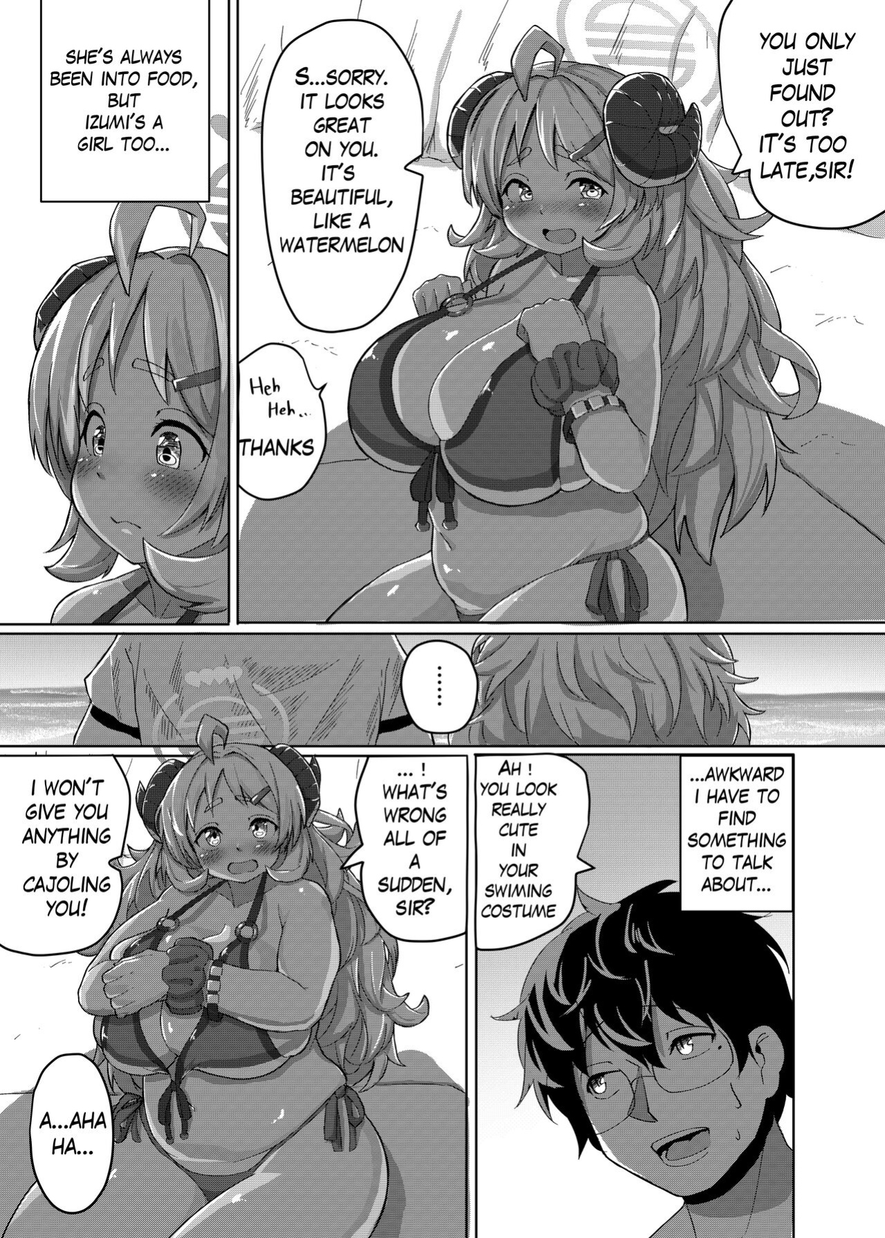 [Saikutsu Kichi (Kagarimachi Konatsu)] Sensei… watashi mougamandekinai yo…| Sir... I can't hold back anymore... (Blue Archive)