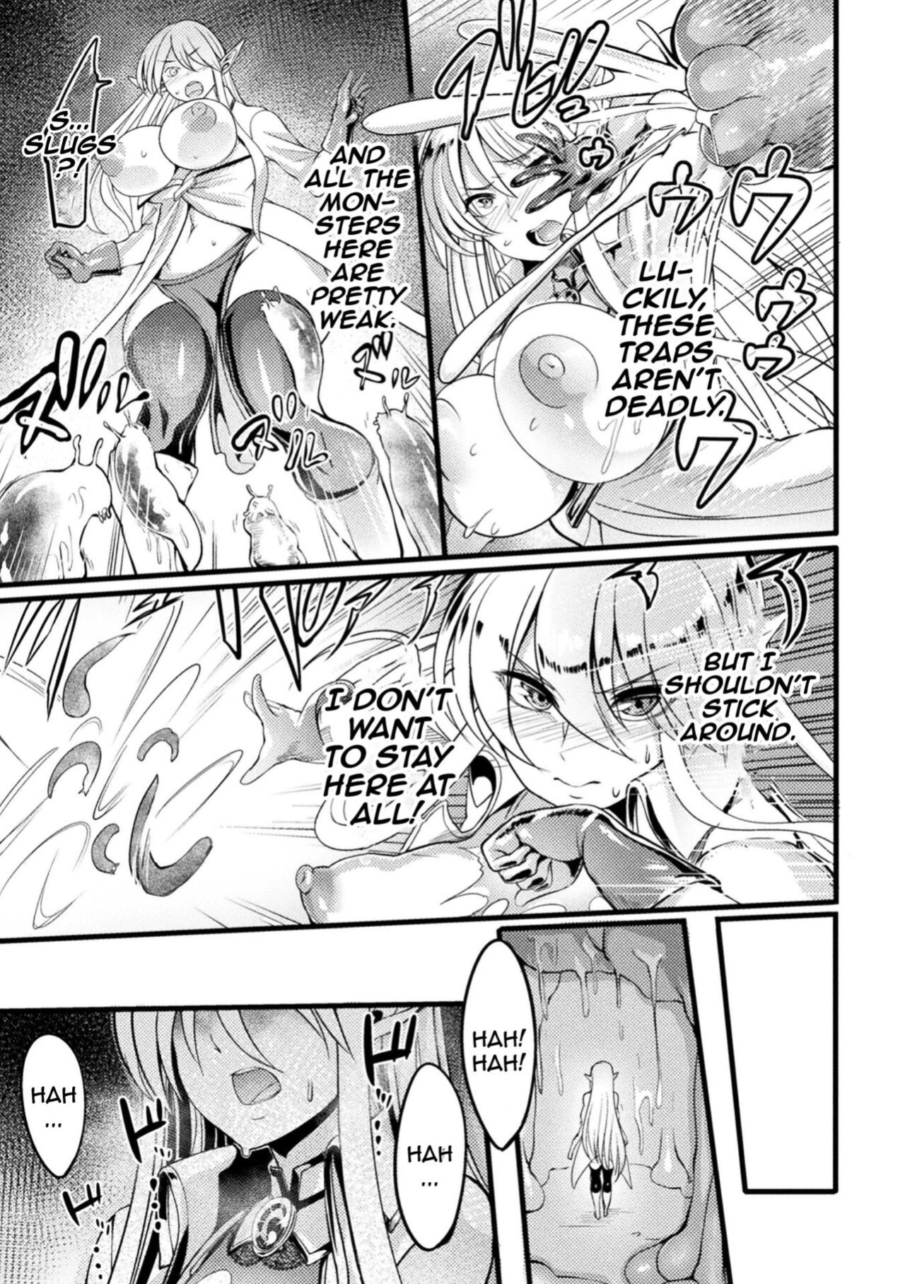 [Ikemen Teikoku (Remu)] Ero Trap Dungeon! Elf kari no Shokushuana Ep.1-3 | Lewd Trap Dungeon! The Elf Hunting Tentacle Hole Ep.1-3