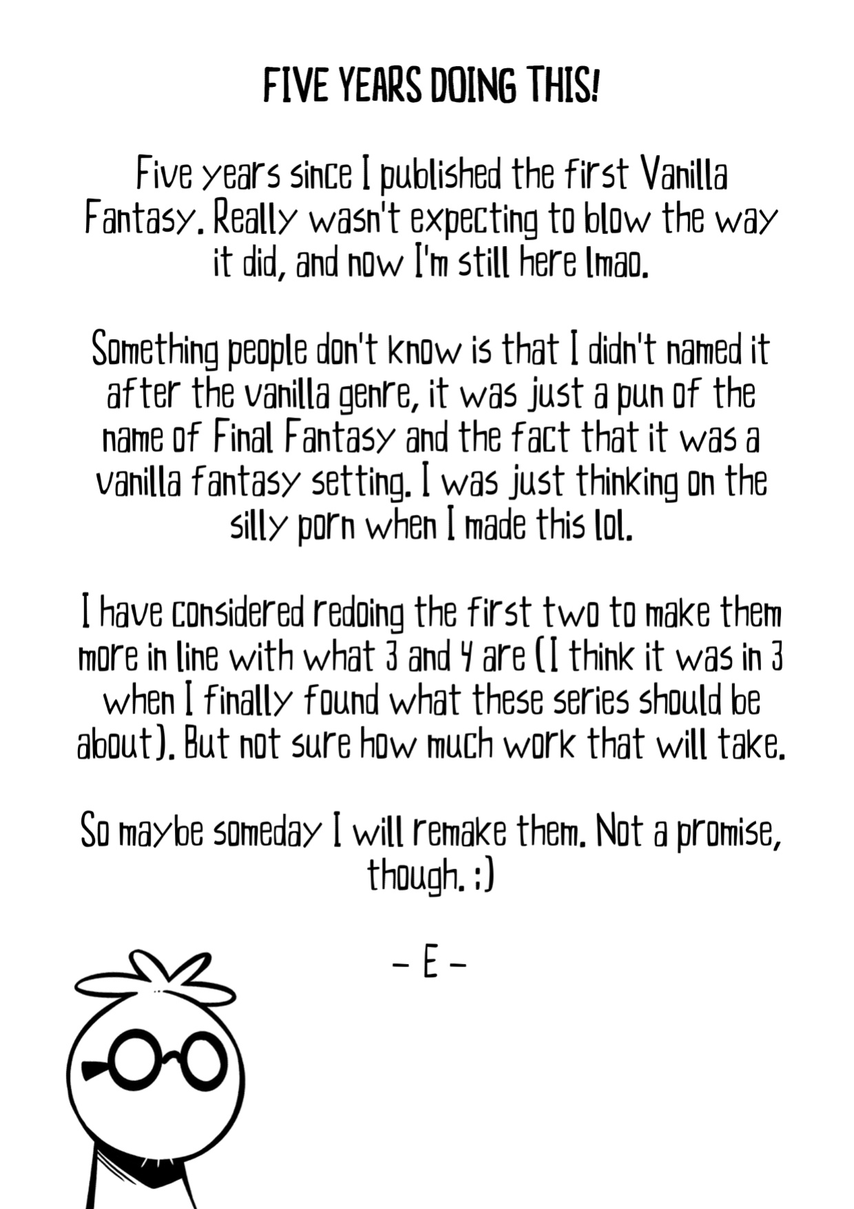 Vanilla Fantasy 1.5 (Anniversary Set + Mini Comic)