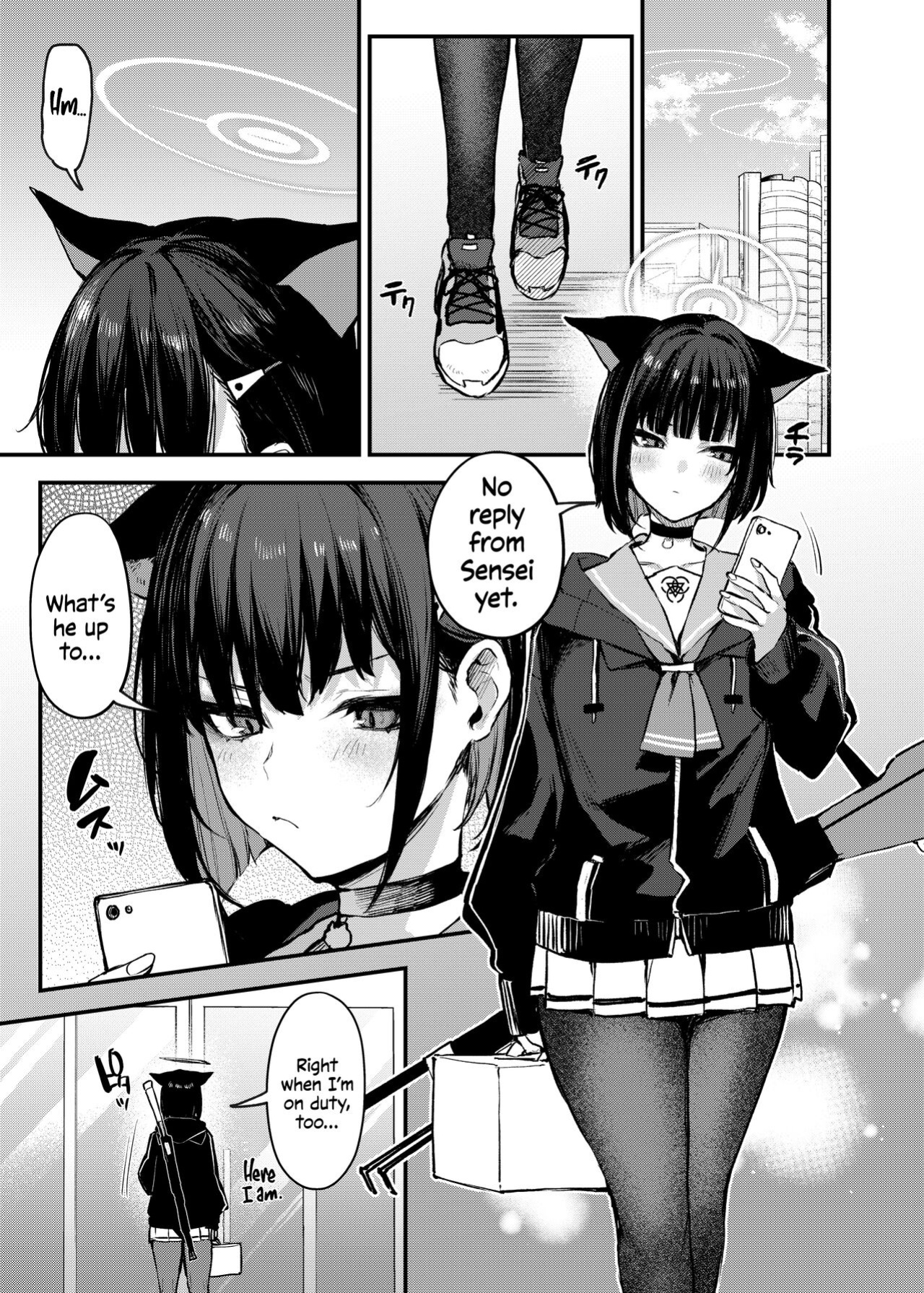 [Osenbei no Mori (Danimaru)] Kyouyama Kazusa no Amai Himitsu | Kyouyama Kazusa's Sweet Secret (Blue Archive) [Watson]