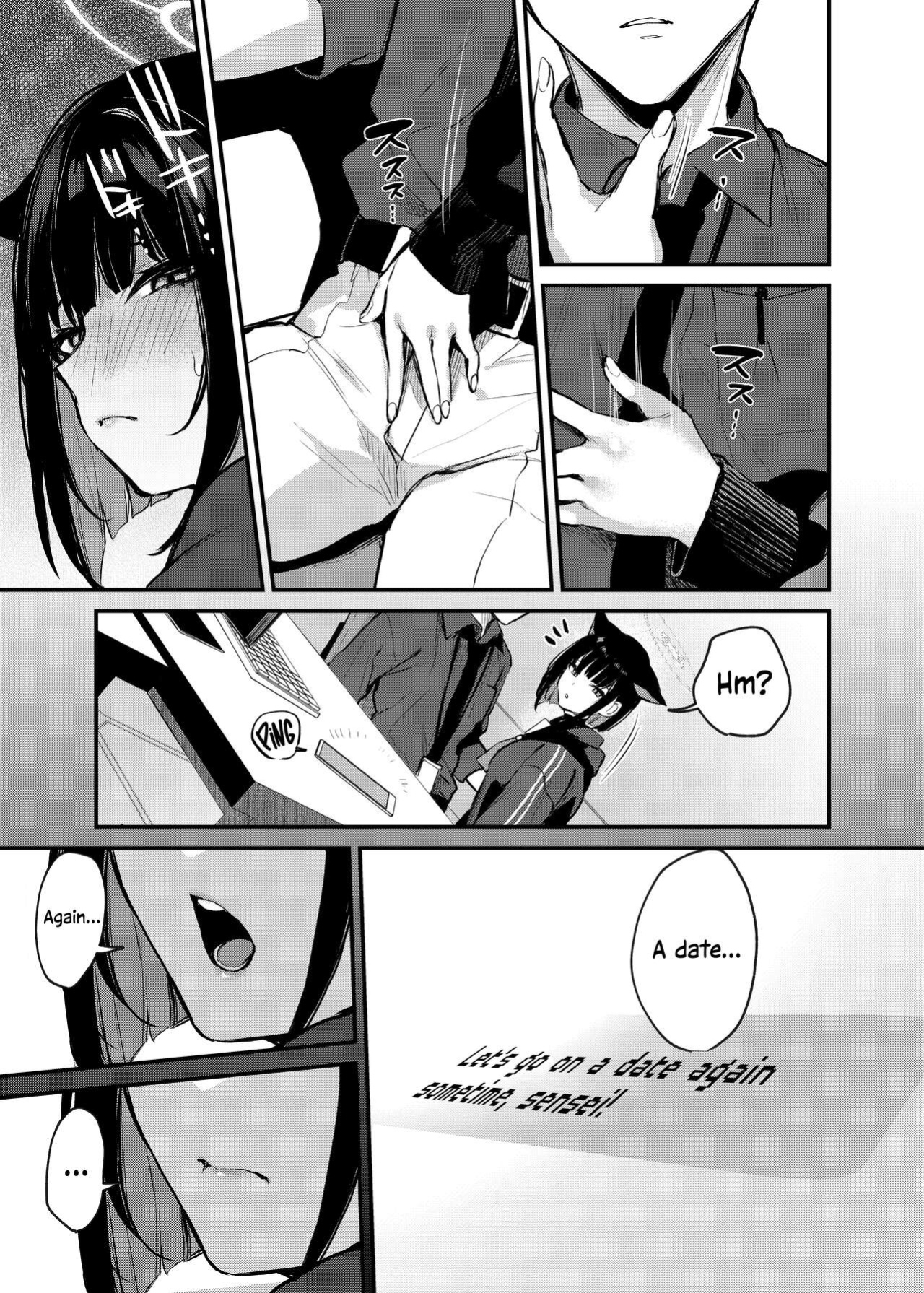 [Osenbei no Mori (Danimaru)] Kyouyama Kazusa no Amai Himitsu | Kyouyama Kazusa's Sweet Secret (Blue Archive) [Watson]