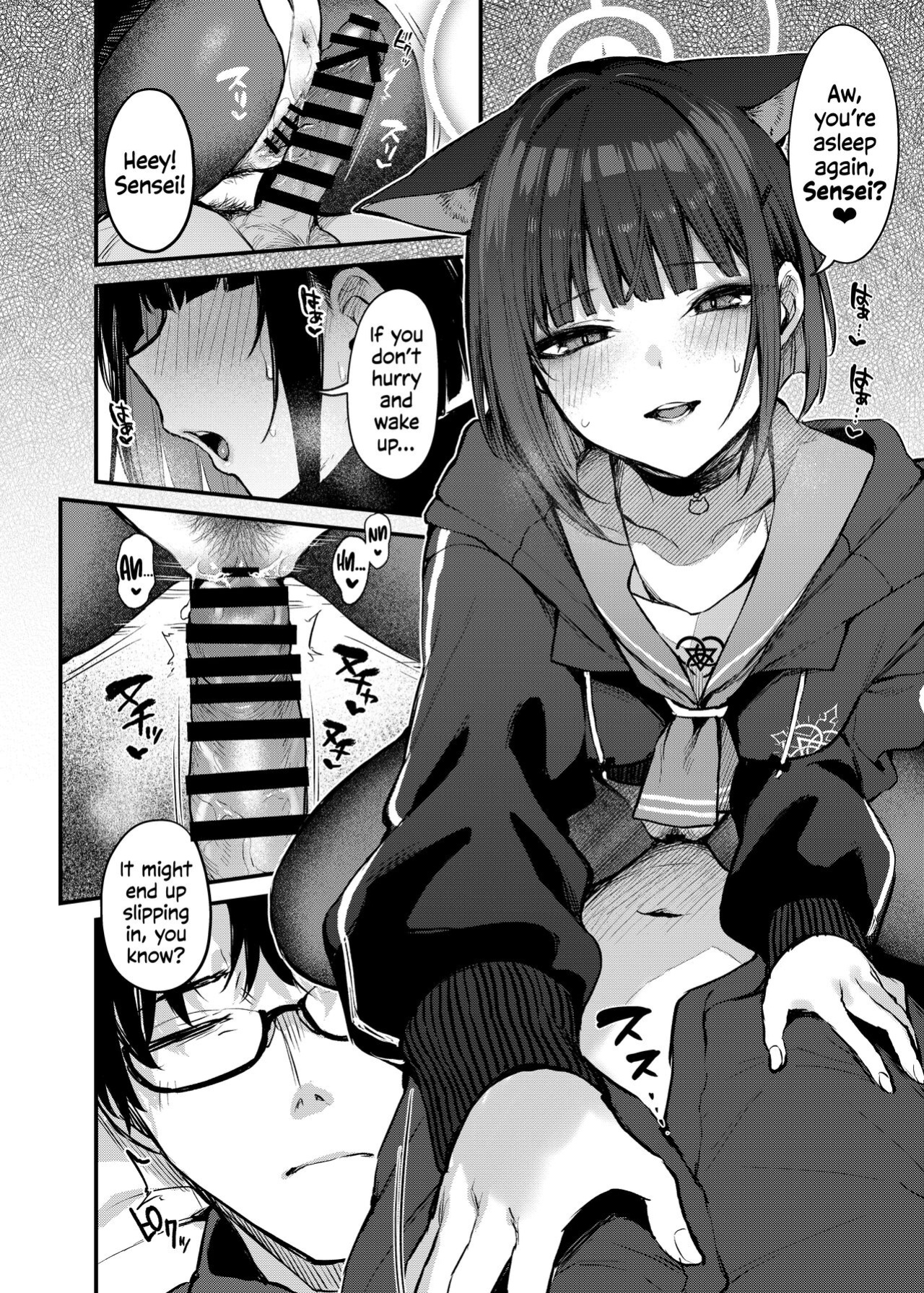 [Osenbei no Mori (Danimaru)] Kyouyama Kazusa no Amai Himitsu | Kyouyama Kazusa's Sweet Secret (Blue Archive) [Watson]