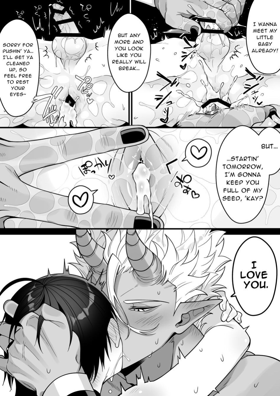 [Oishii Oshiri Cafe (Oishii Oshiri)] Orc no Naedoko ni Ochitakedo Aisa re sugite Chou Shiawasedesu!
