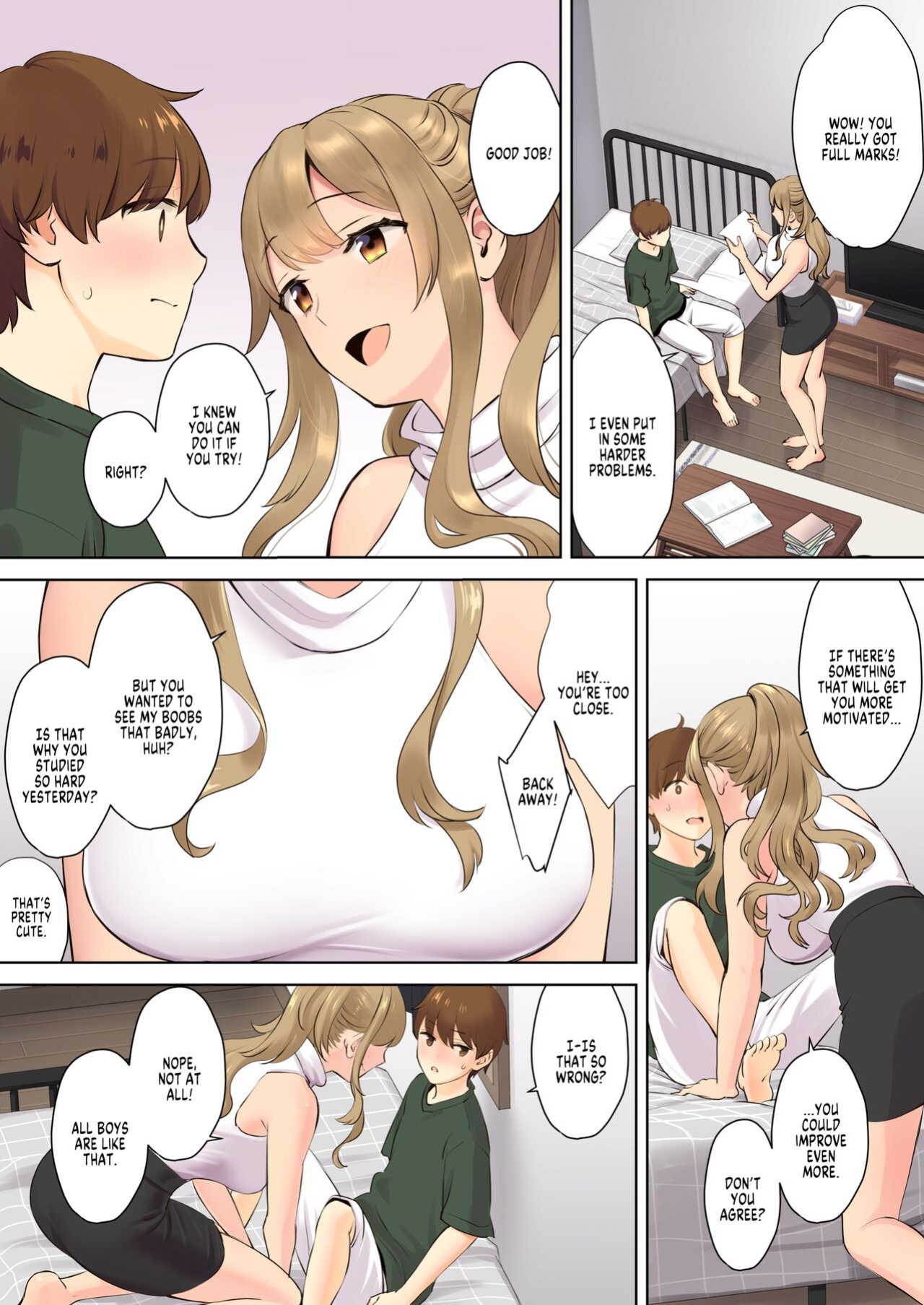[Oshima Aki] NEET Onee-chan to Boku ~ Seitsuu Mae kara Toshiue Itoko to Yari Makutteta Hanashi ~ | Together with my NEET Cousin {FuDeORS}