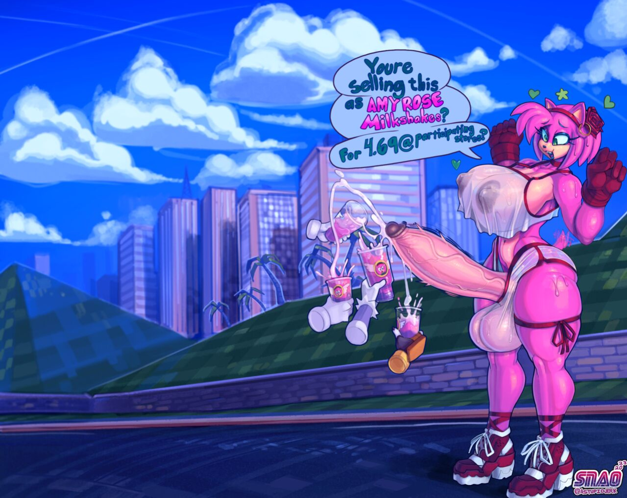 [Snao] Amy rose milkshake company