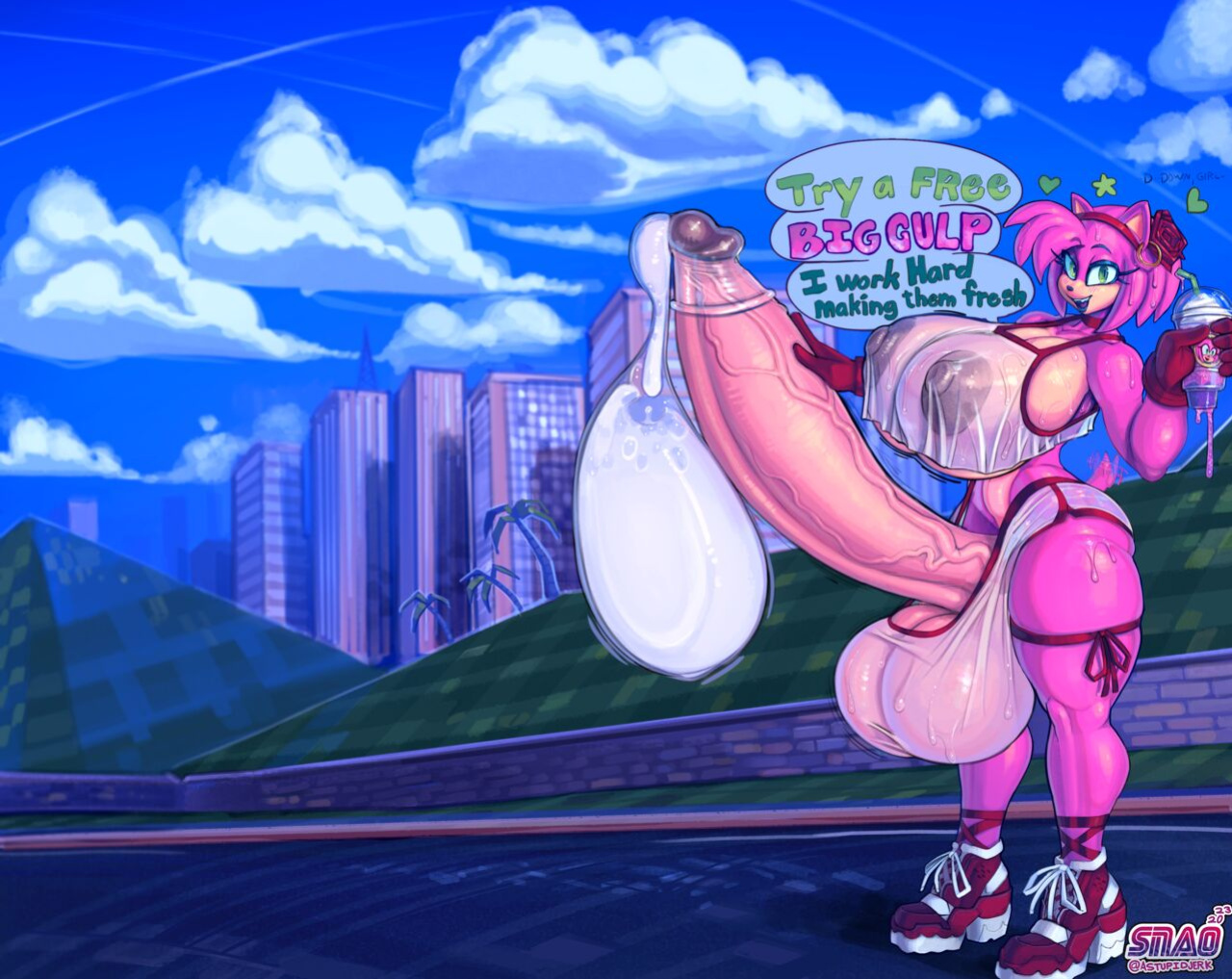 [Snao] Amy rose milkshake company