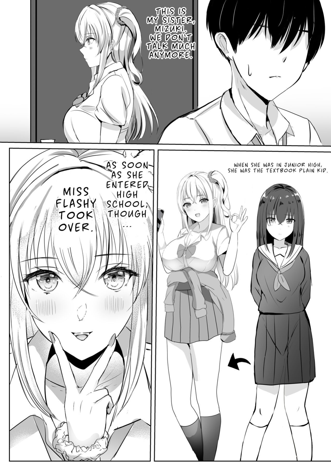 [Moreriikusu (More)] Gal Imouto ga Seishi no Kansatsu o Yamete Kurenai | My Gyaru Little Sister Wants to See My Sperm! [Broken House Scans}