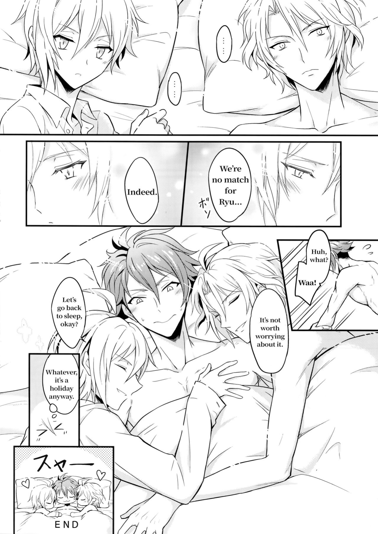 [Nounaihokan (K. K usako)] Nareru Made Tokkun Shiyouze – IDOLiSH 7 dj [EN]