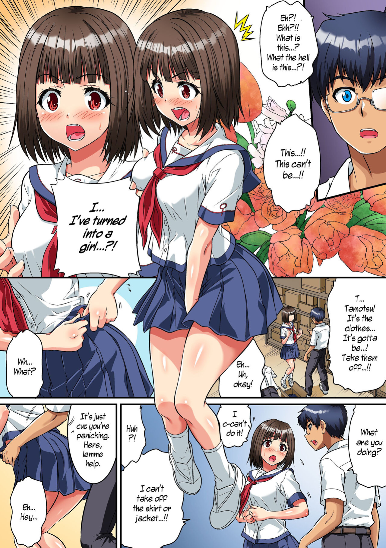 [NCP (Kaneko Naoya)] Danshikou de Nyotaika shichatta Boku. Seifuku no Mama Class Danshi no Zenin ni... | I Became a Girl at an All-Boys School. For All the Classmate Boys Still in Uniform... [WisdomWapiti]