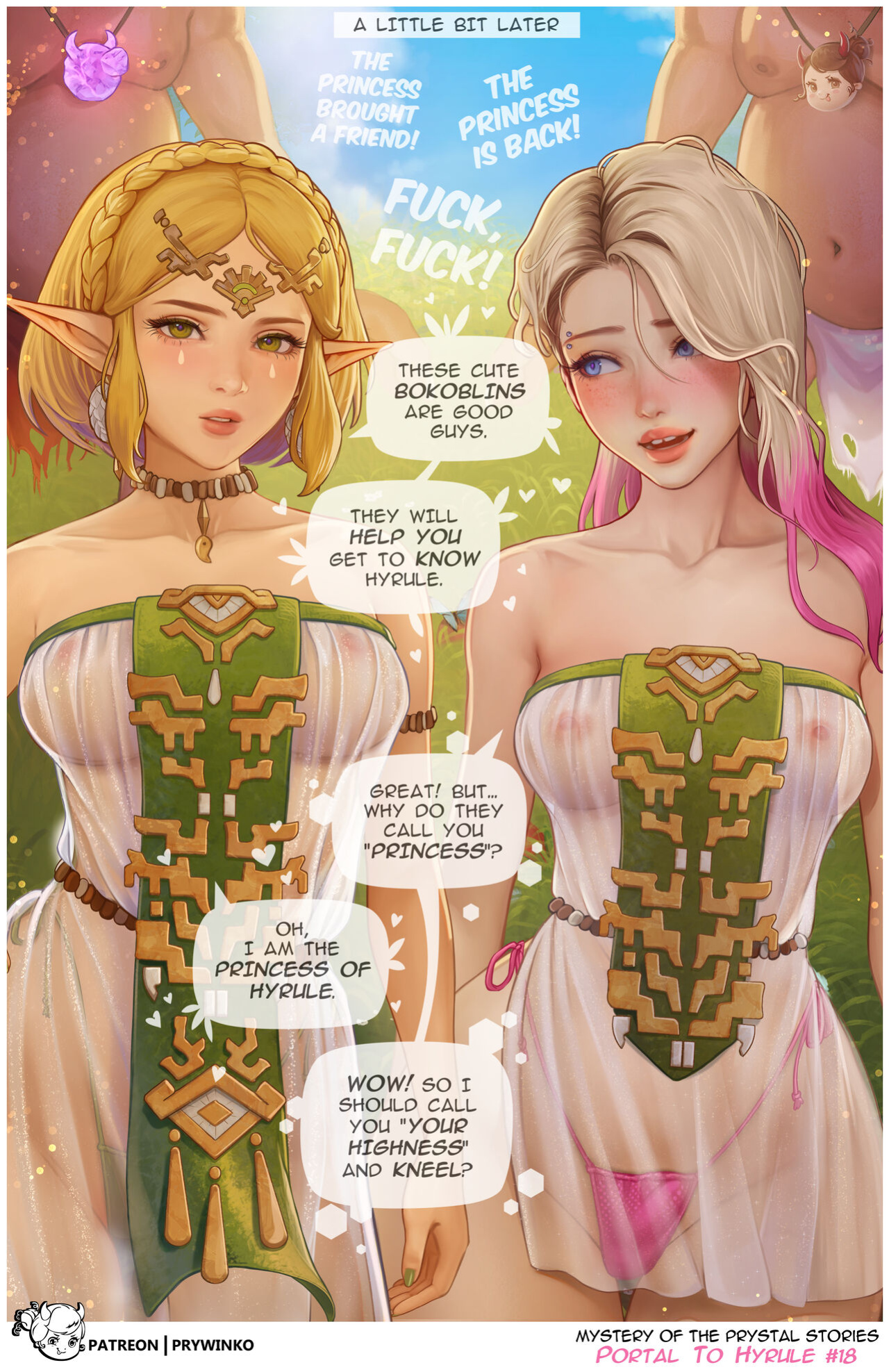 [Prywinko] Portal to Hyrule #1 ~futa ver.~ (Spider-Man, The Legend of Zelda)