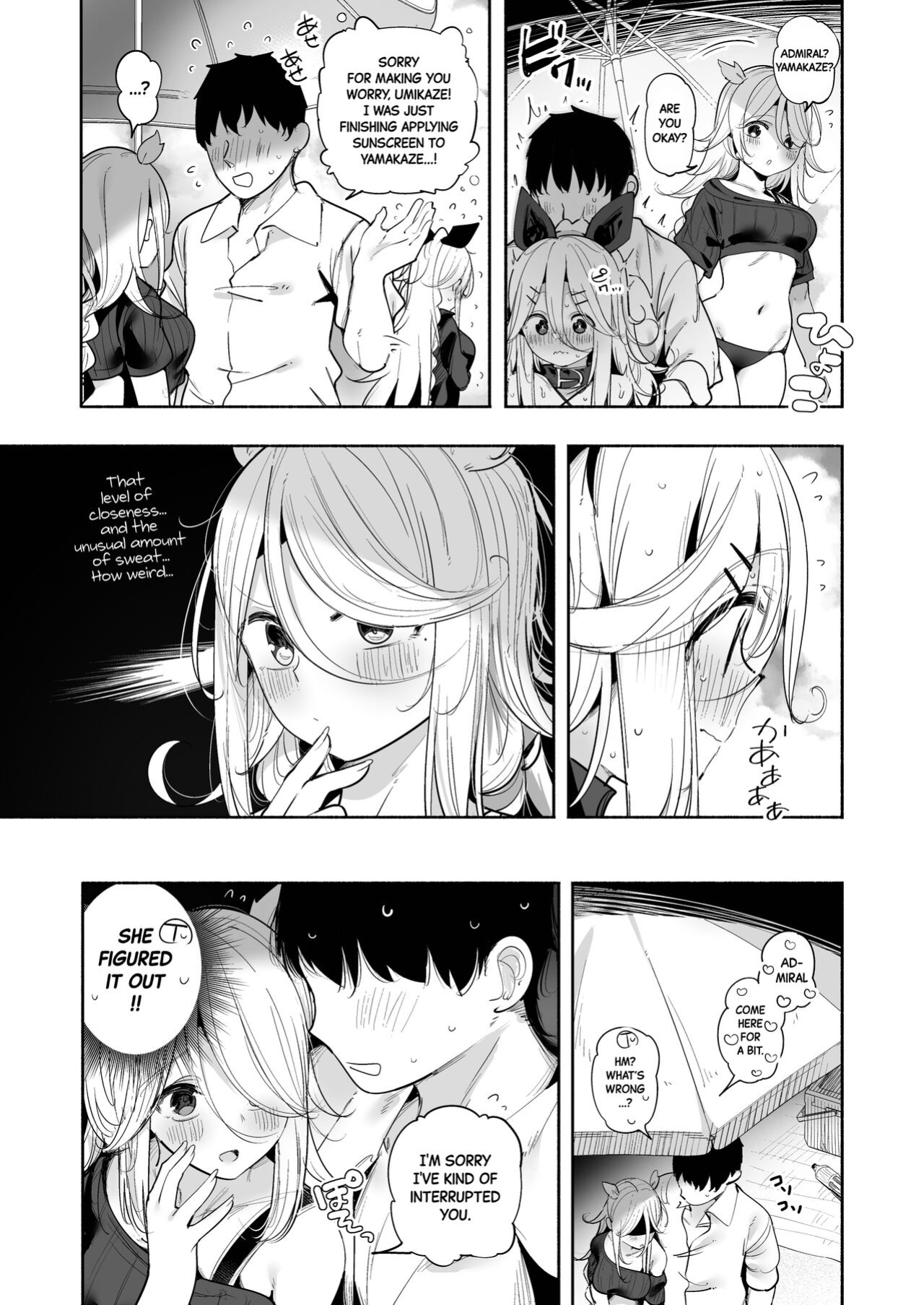 [Toto-taste (Suzuki Toto)] Yamakaze-chan to Private Beach de Yuuwaku Kozukuri Sex | Seductive Baby-making Sex with Yamakaze-chan at a Private Beach (Kantai Collection -KanColle-) [Black Grimoires]