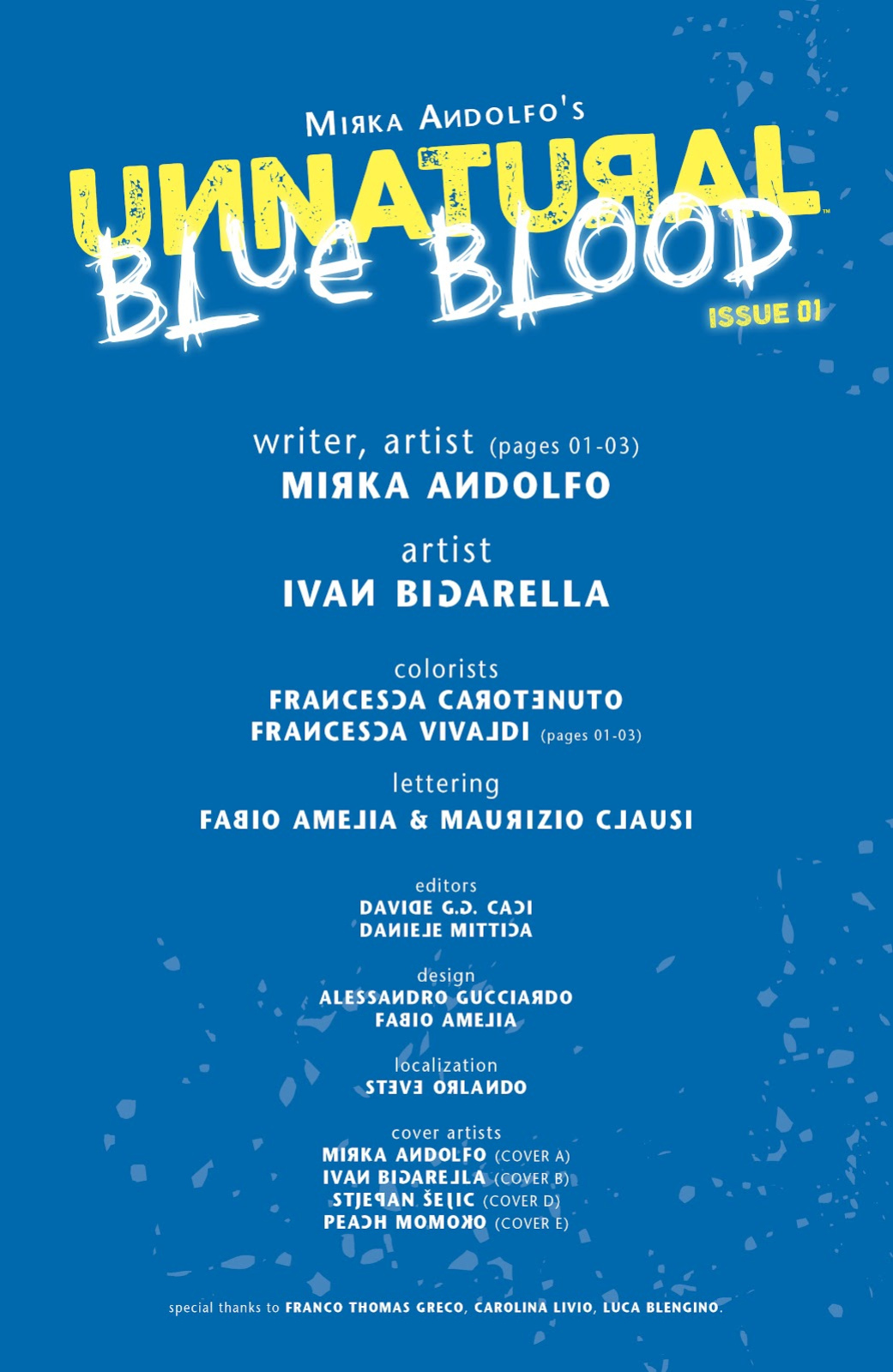 [Mirka Andolfo] Unnatural: Blue Blood