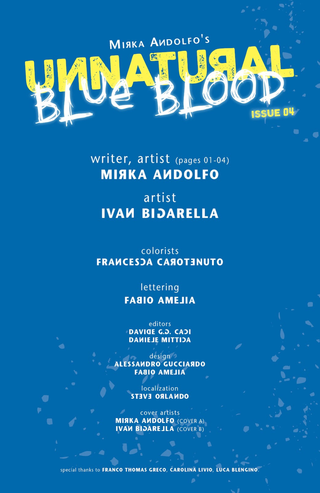 [Mirka Andolfo] Unnatural: Blue Blood