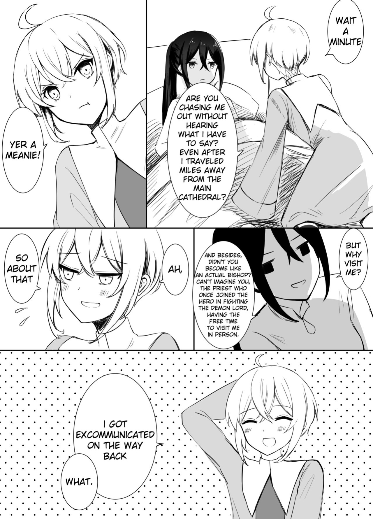 [Boukensha C] Crestfallen Futanari x Femboy Priest: Prepare to Cum Edition