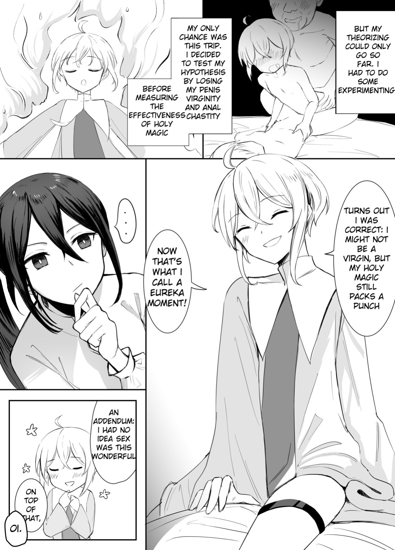[Boukensha C] Crestfallen Futanari x Femboy Priest: Prepare to Cum Edition