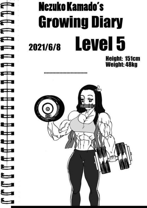 Nezuko Kamado's growing diaries