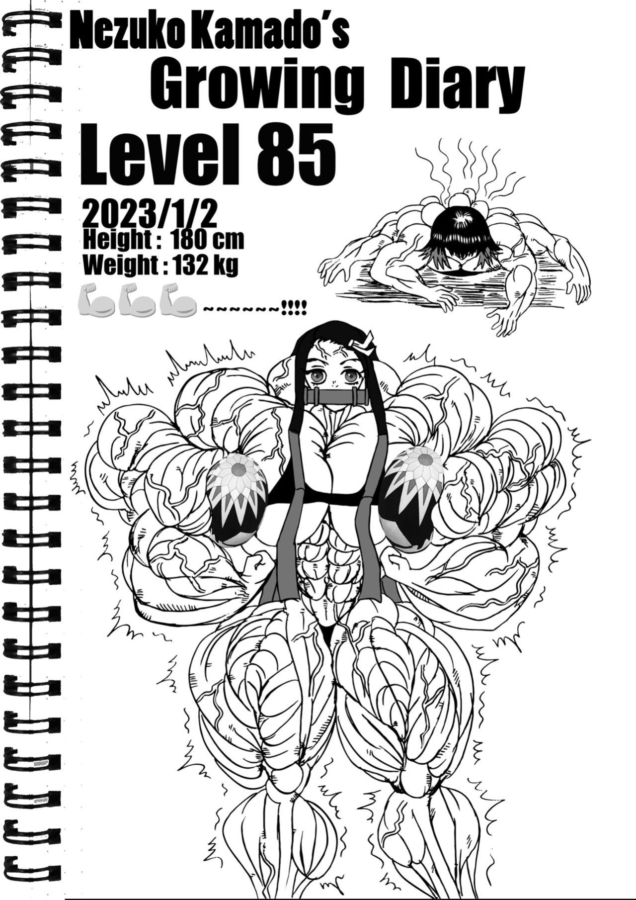 Nezuko Kamado's growing diaries