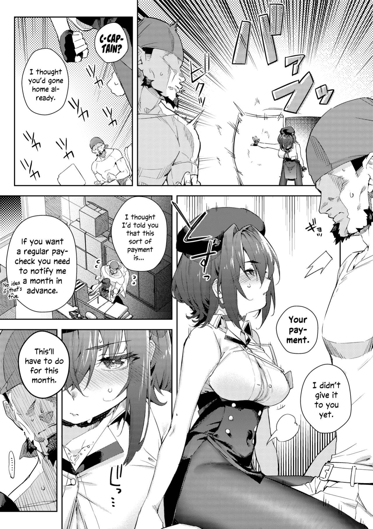 [Hikoushiki (CowBow)] Kyuuryou wa Omune ja Dame desu ka? | Can I Pay You With My Breasts? (Houshou Marine) [Watson]