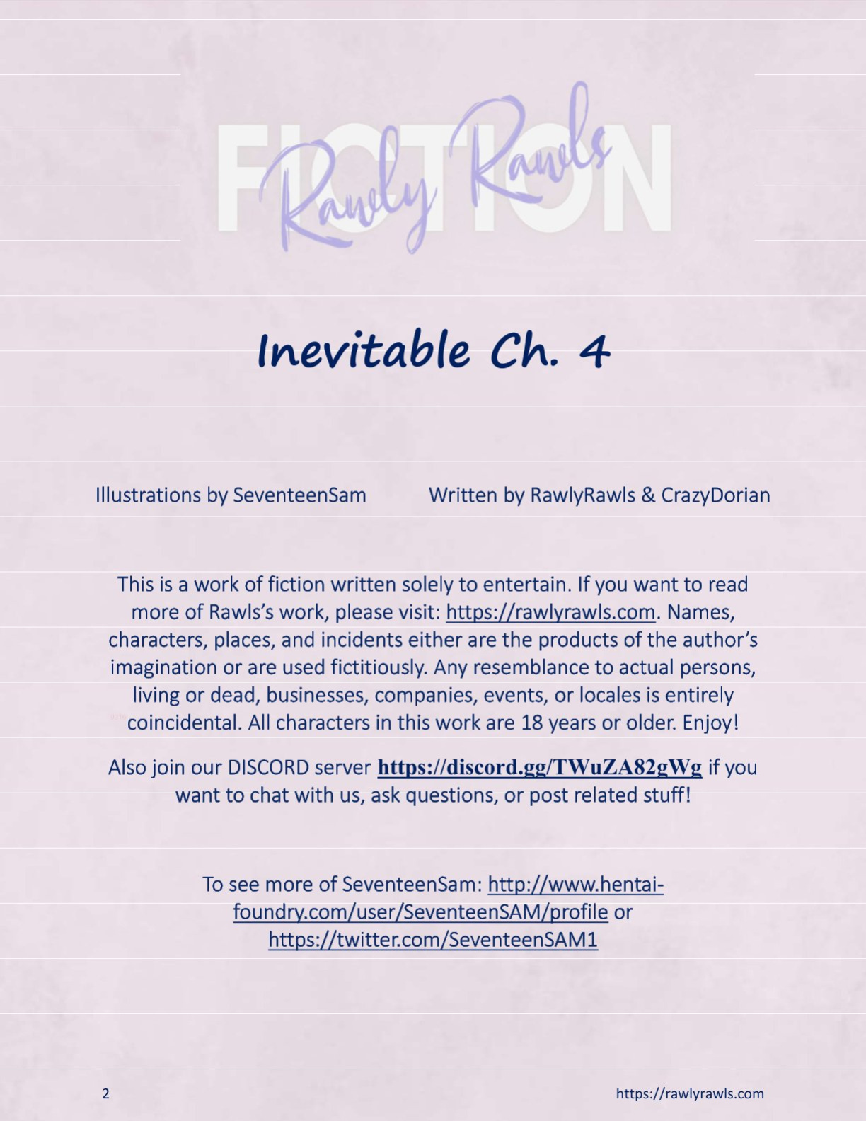 [SeventeenSam, RawlyRawls and CrazyDorian] Inevitable 4