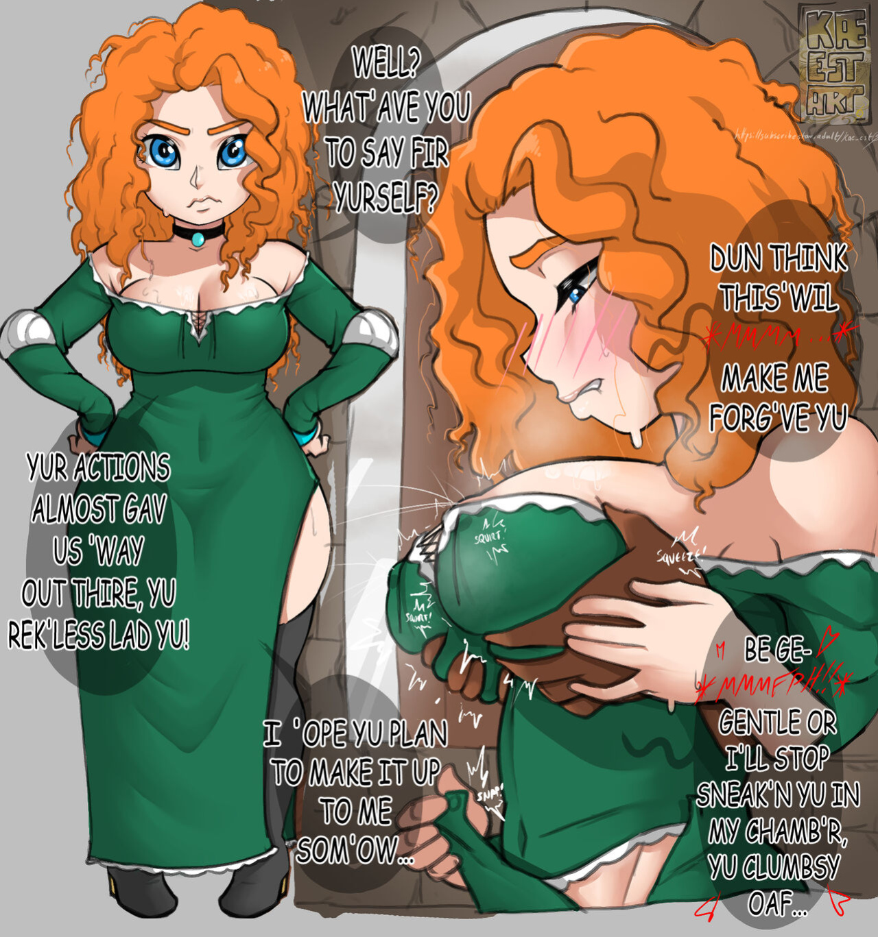 Brave Merida’s Fate (Contingency) and (Drawsputin)