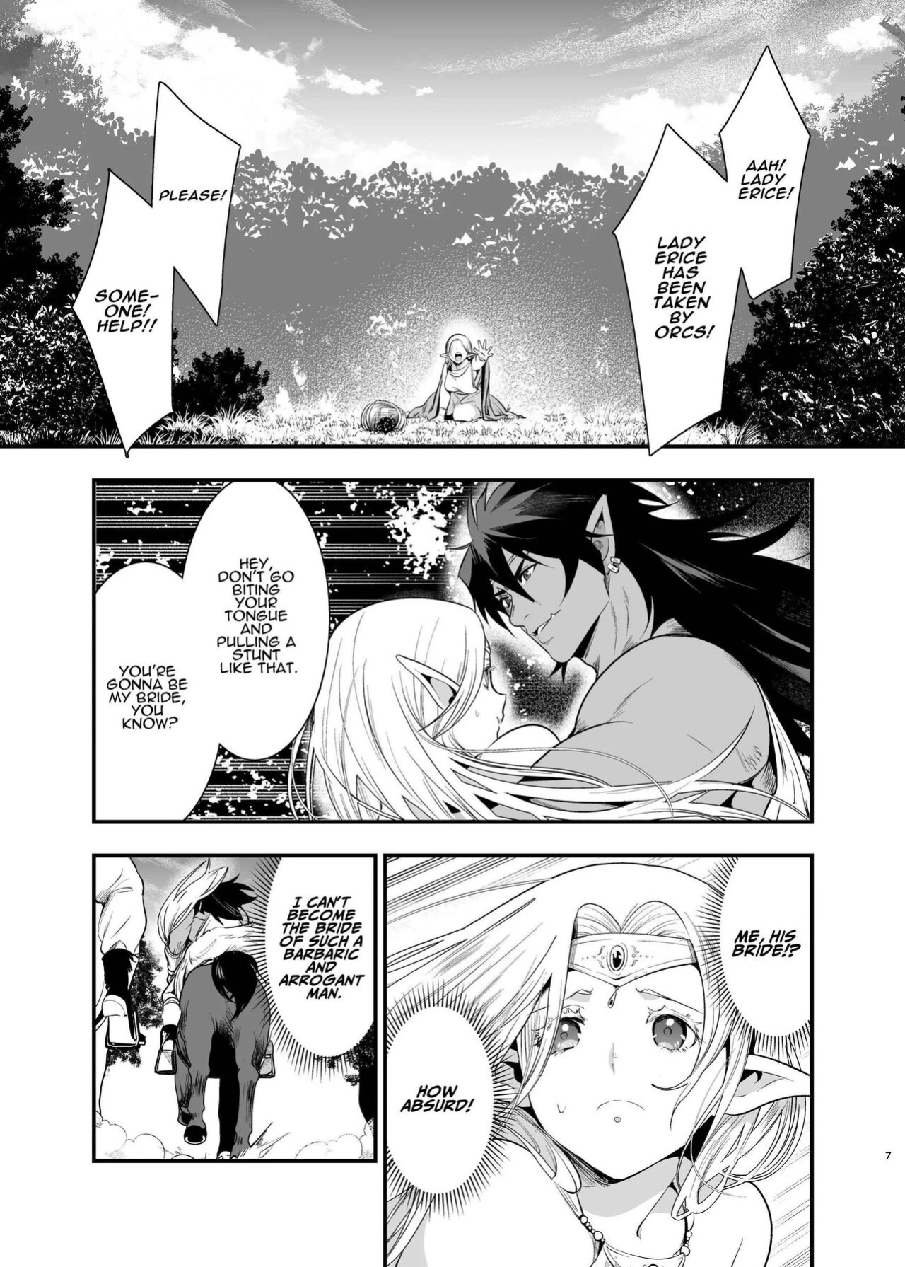 [Jewelry Box (Tamaki Nao)] Orc no Hanayome ~Saraware Elf wa Kairaku ni Ochiru~ | Orc Bride ~Abducted Elf Corrupted by Pleasure~