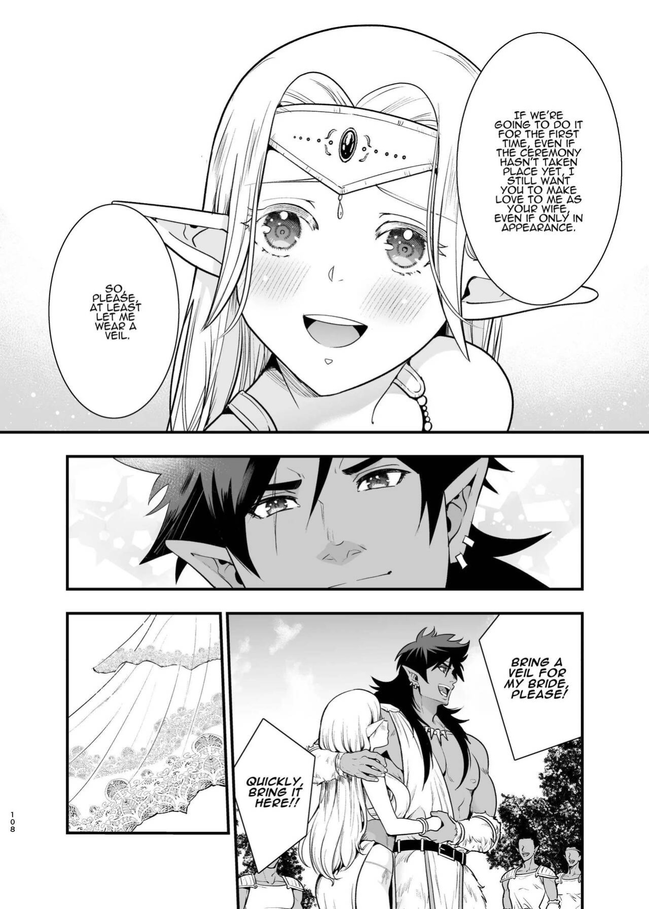 [Jewelry Box (Tamaki Nao)] Orc no Hanayome ~Saraware Elf wa Kairaku ni Ochiru~ | Orc Bride ~Abducted Elf Corrupted by Pleasure~