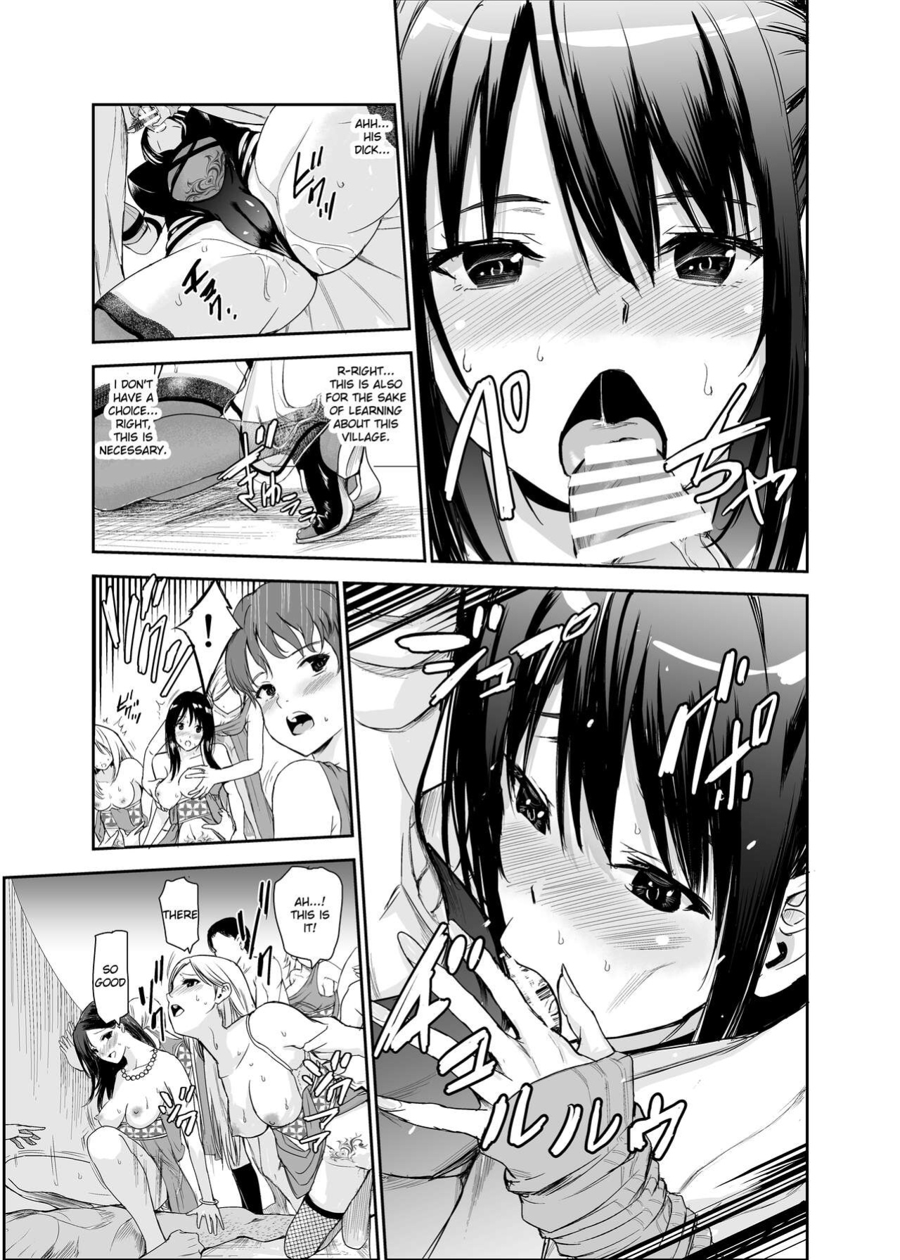 [Raid Socks (Tricky)] Tsuyagari Mura 5 ~Kareshi o Mamoru Tame Hikyou no Mura de Kyousei Gohoushi & NTR Sex~ [Ruru Scanlations]