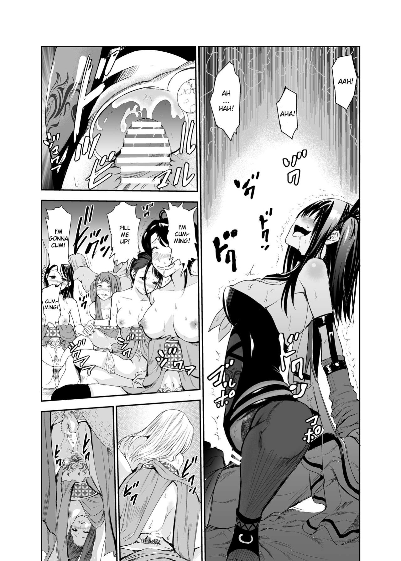[Raid Socks (Tricky)] Tsuyagari Mura 5 ~Kareshi o Mamoru Tame Hikyou no Mura de Kyousei Gohoushi & NTR Sex~ [Ruru Scanlations]