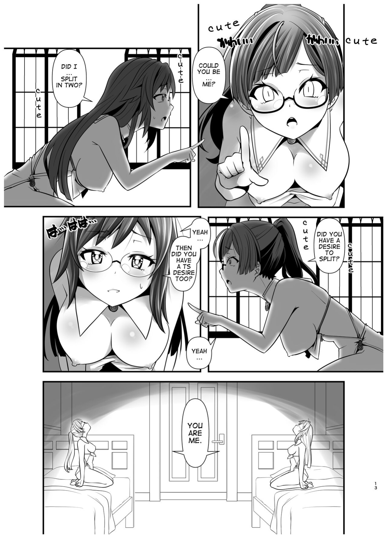 [gallery walhalla (Kanoe)] Ore ga Bunretsu shite Isekai de TS suru Hanashi 1 | The Story of How I Split Up and TS In a Different World Ch 1
