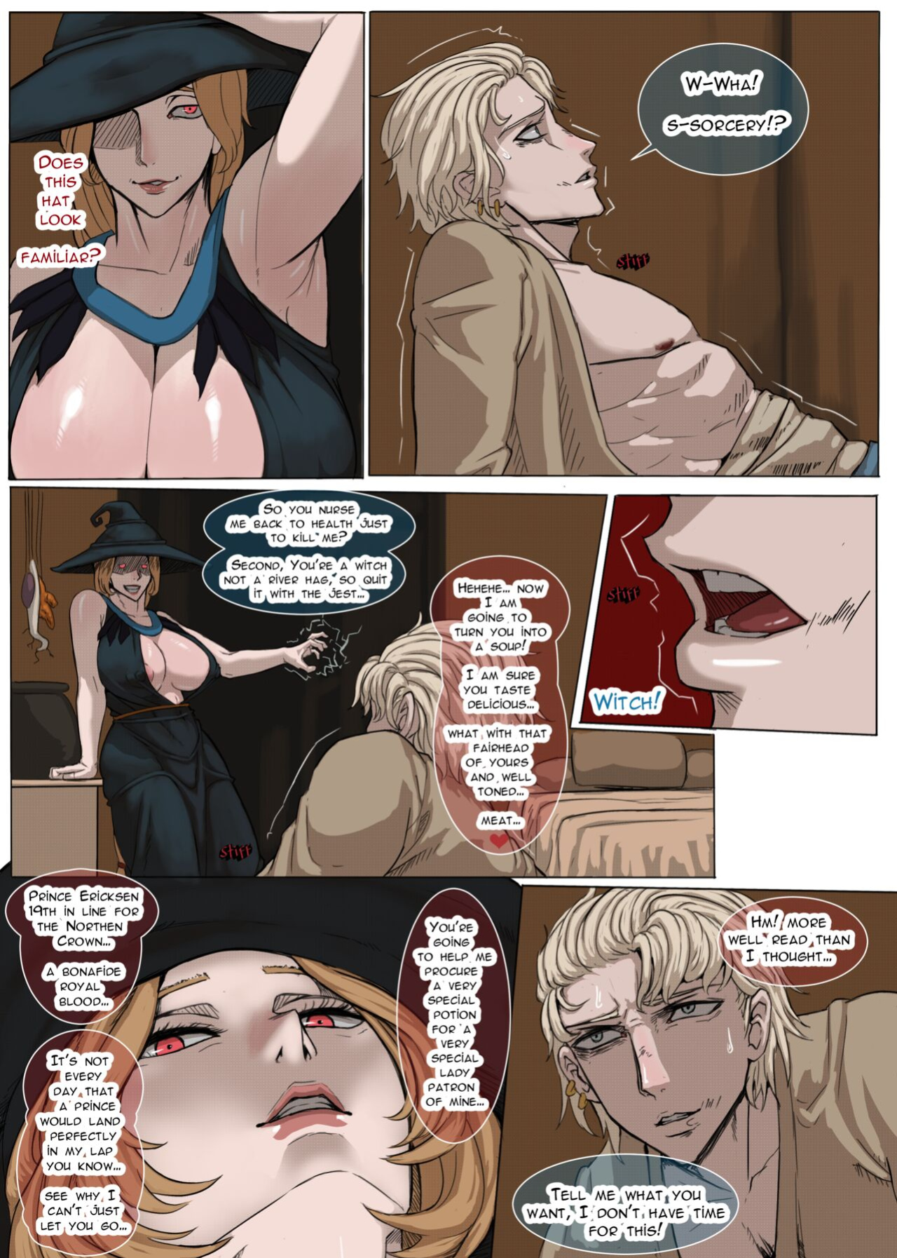 [Hachijuu] Witch x Knight