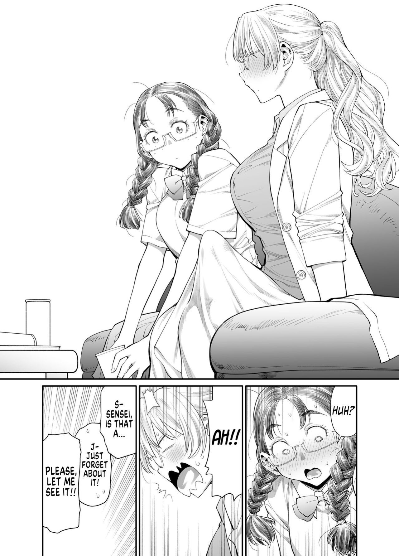 [Botandou (Kio Shimoku)] Zenbu, Sensei no Sei. Futanari Onna Kyoushi ga Onanie Chuudoku Yuutousei o Sukkirisaseru Hanashi. | It's All Sensei's Fault! [MegaFagget]