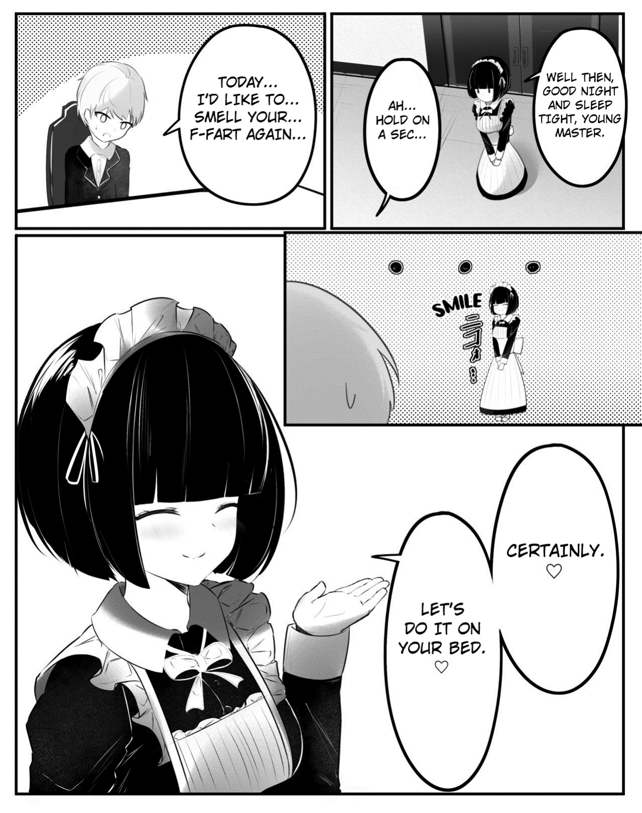[Tsuchiro] Onara Manga - Maid to Bocchama [Kuraudo]