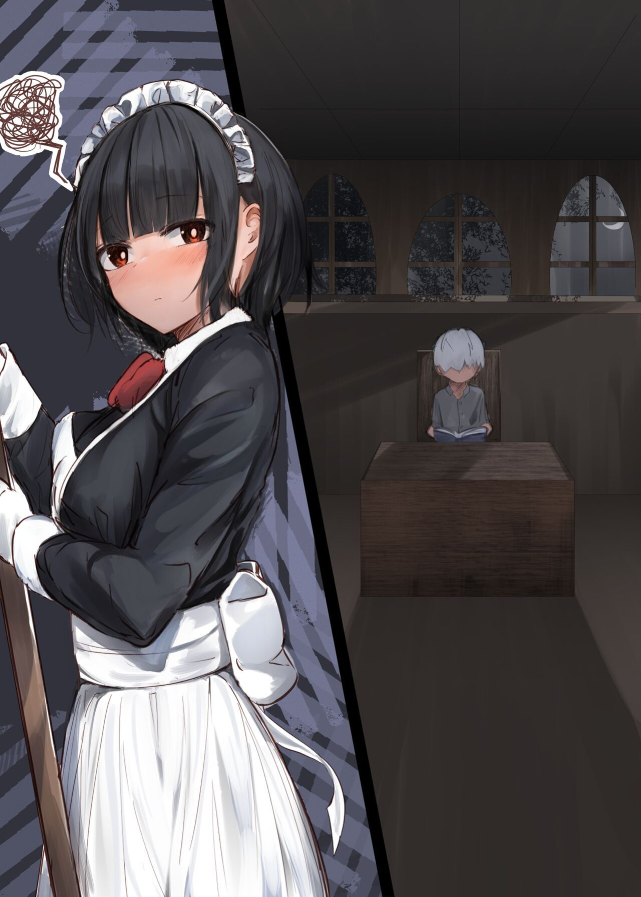 [Tsuchiro] Onara Manga - Maid to Bocchama [Kuraudo]