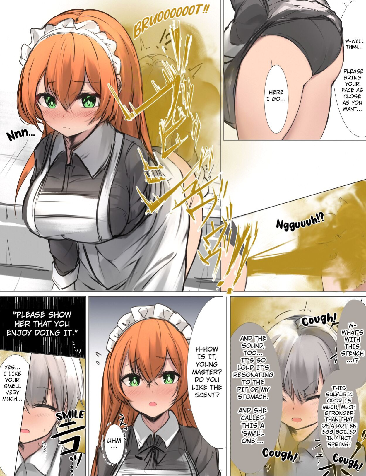 [Tsuchiro] Onara Manga - Maid to Bocchama [Kuraudo]