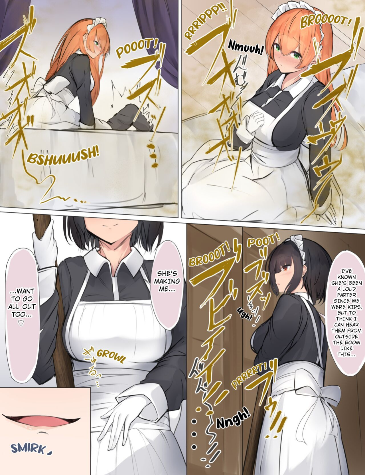 [Tsuchiro] Onara Manga - Maid to Bocchama [Kuraudo]