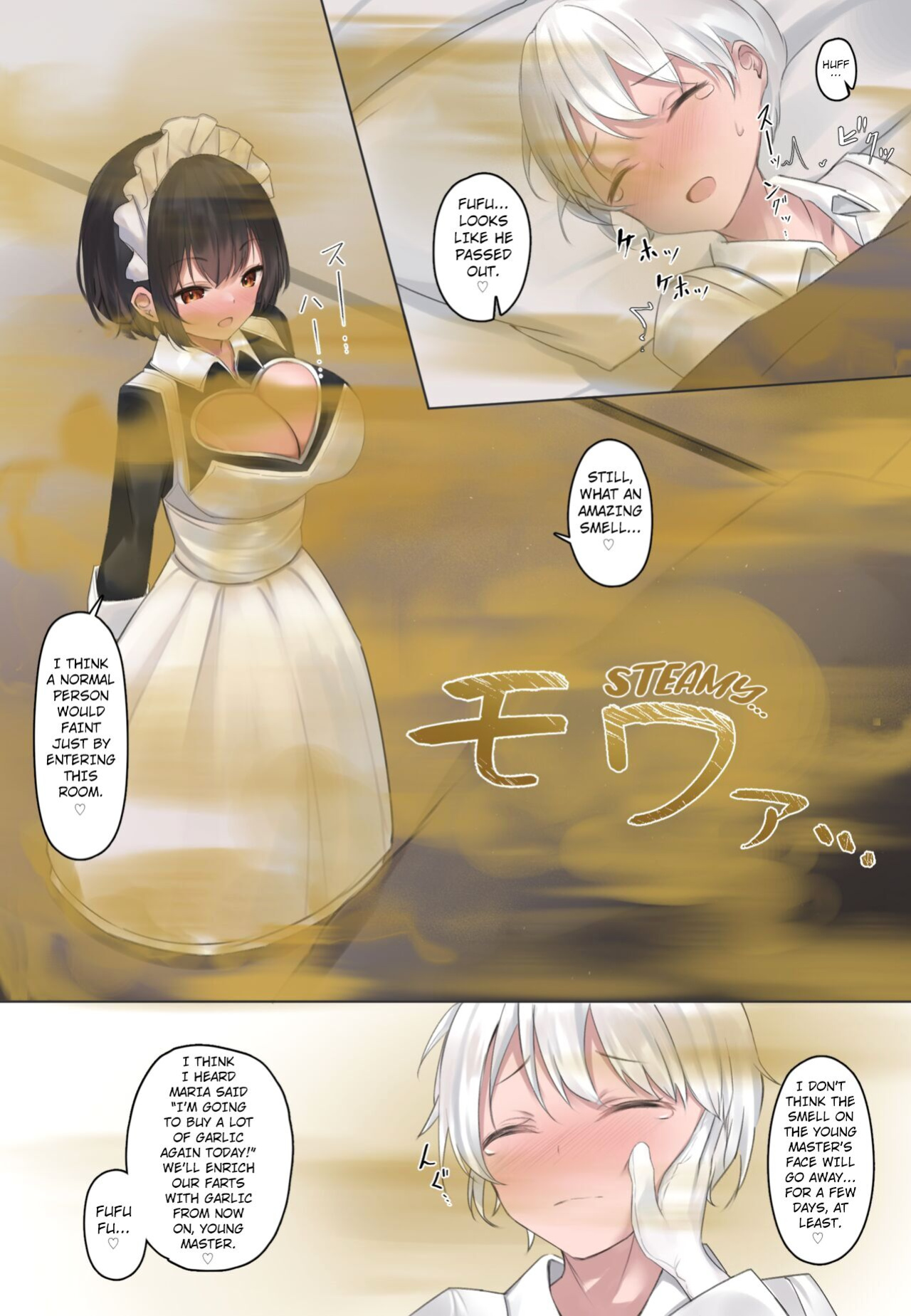 [Tsuchiro] Onara Manga - Maid to Bocchama [Kuraudo]