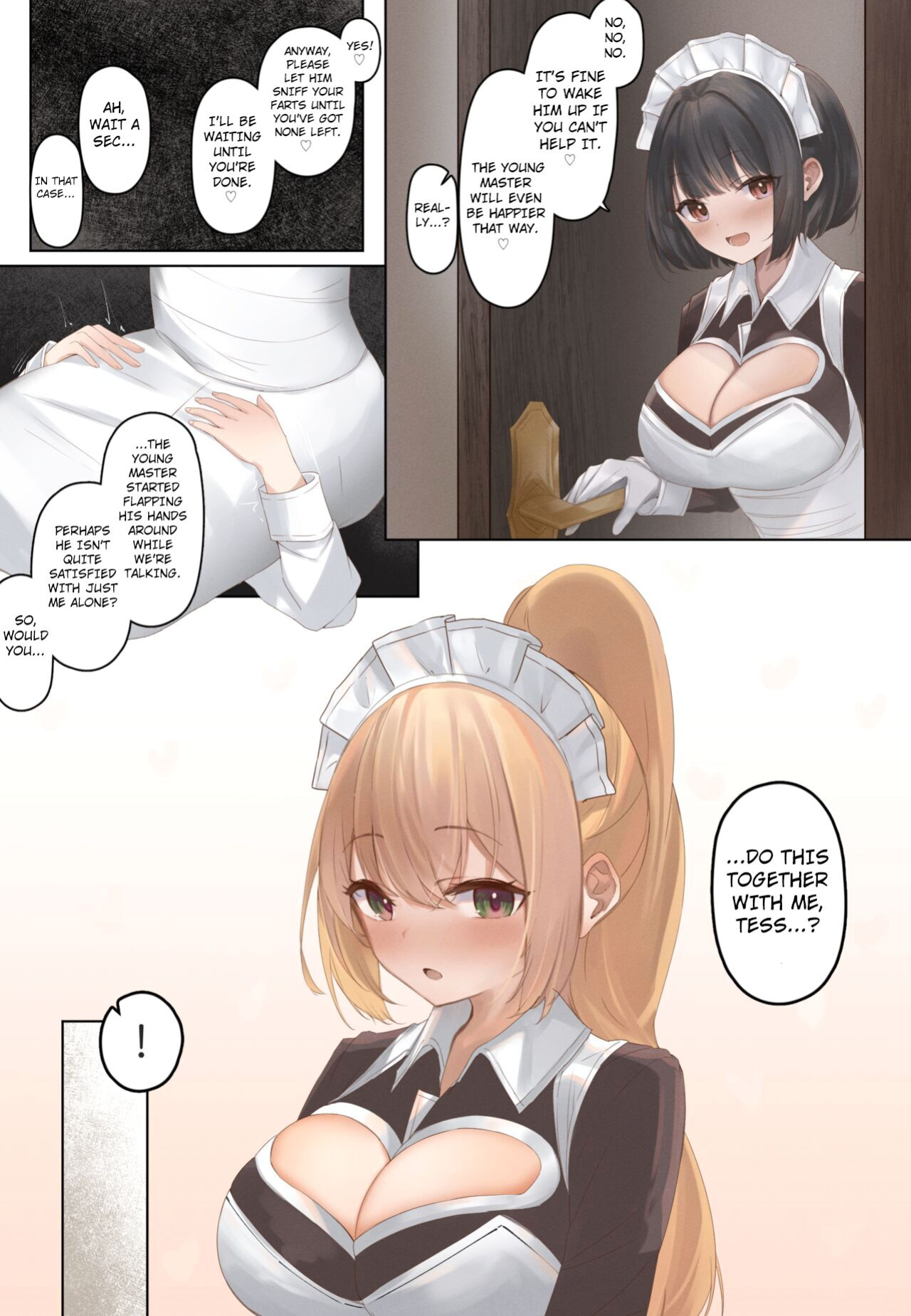 [Tsuchiro] Onara Manga - Maid to Bocchama [Kuraudo]