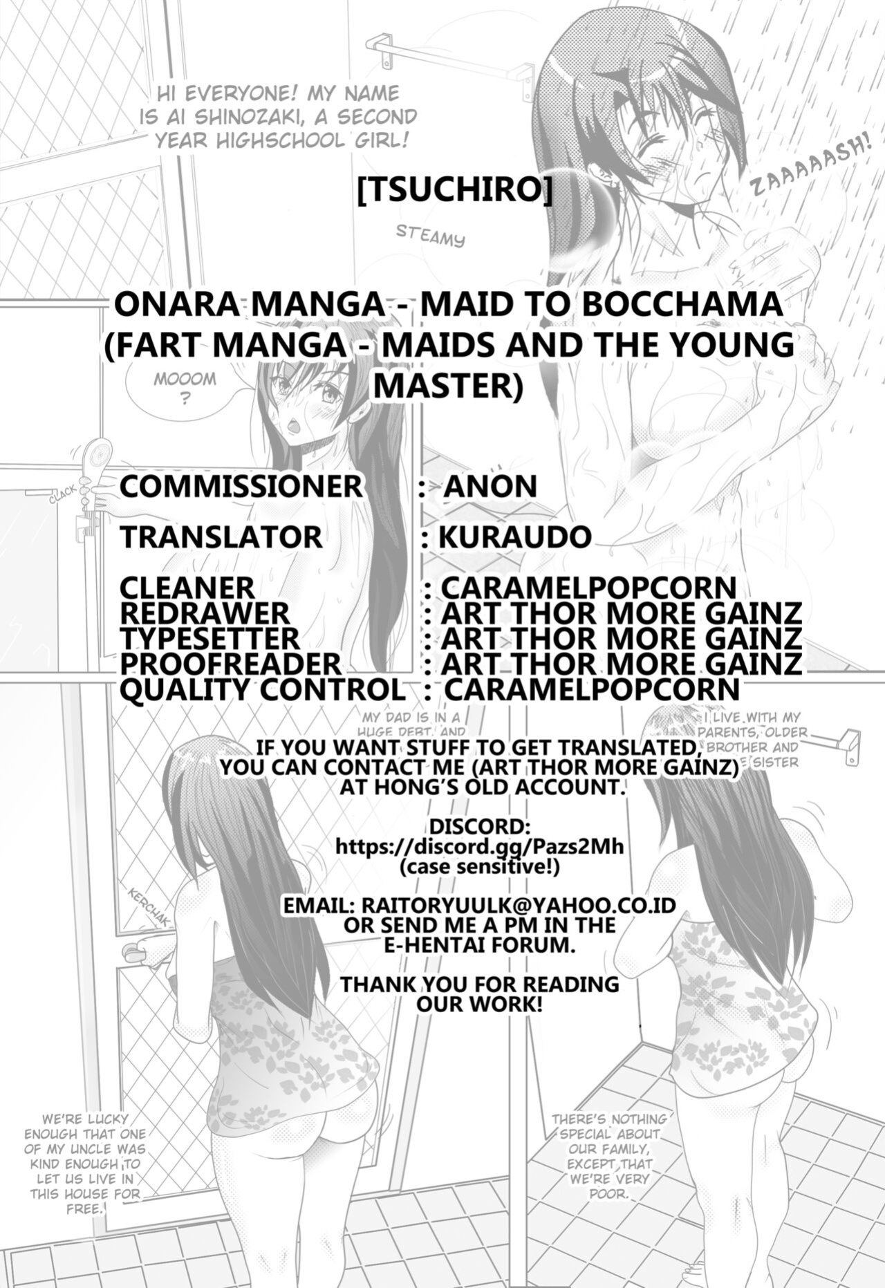 [Tsuchiro] Onara Manga - Maid to Bocchama [Kuraudo]