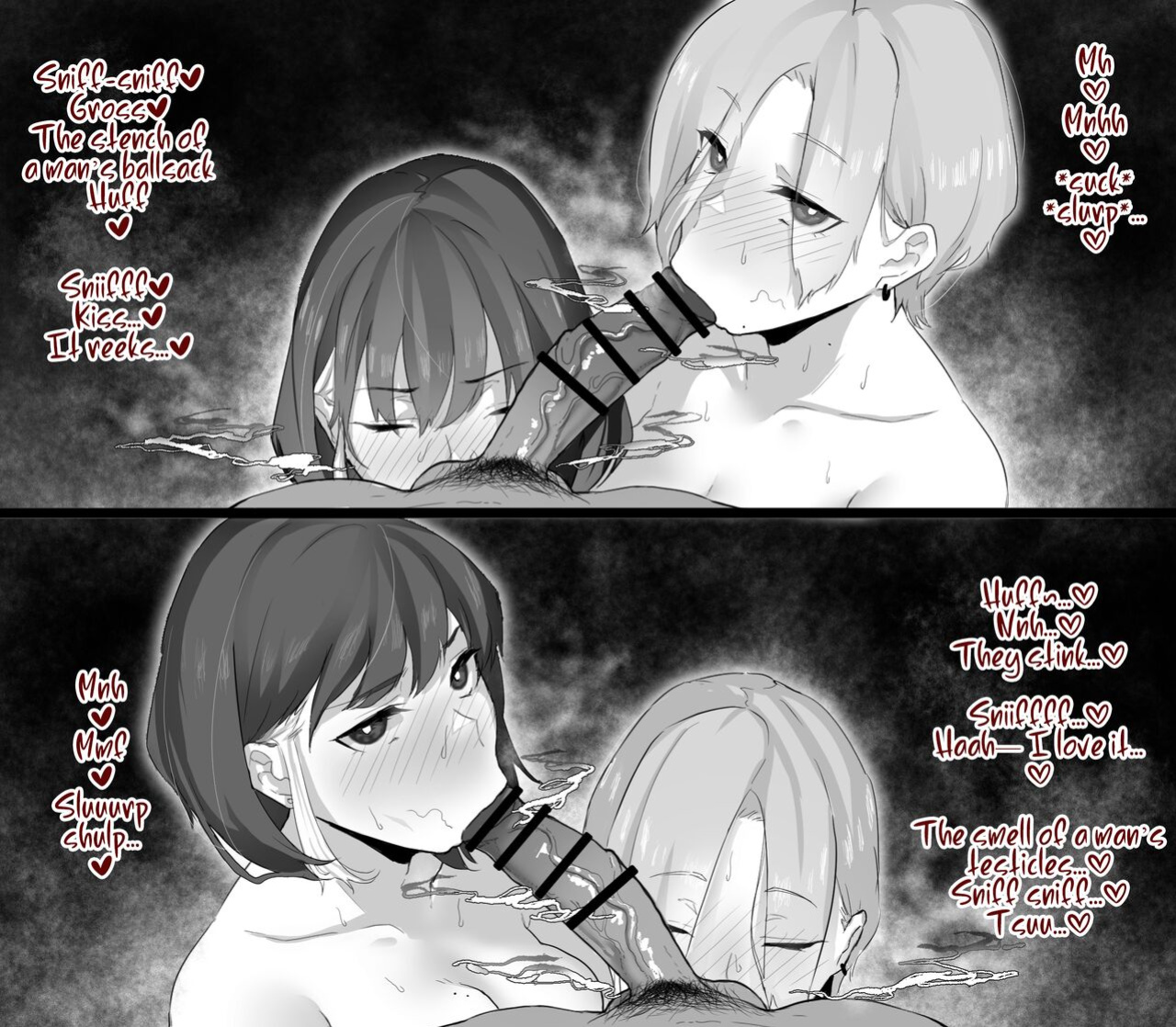 [Kagto(Alterna ????)] As Lesbians Whose Sex Life is in a Slump and are in Need of New Stimulation, is it Okay for the Scent of Cock to Awaken our Female Instincts?